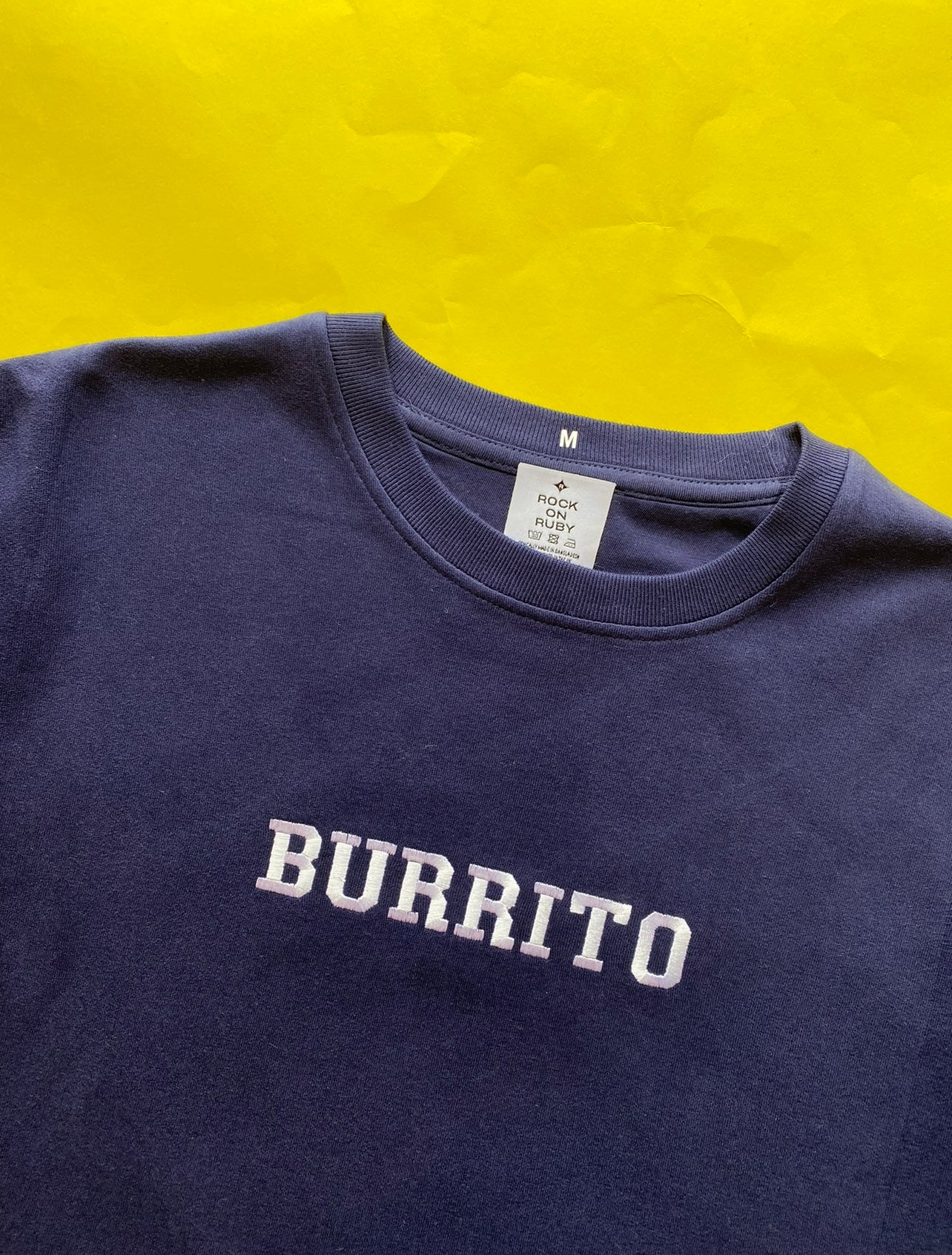 Personalised Embroidered Slogan Sweatshirt