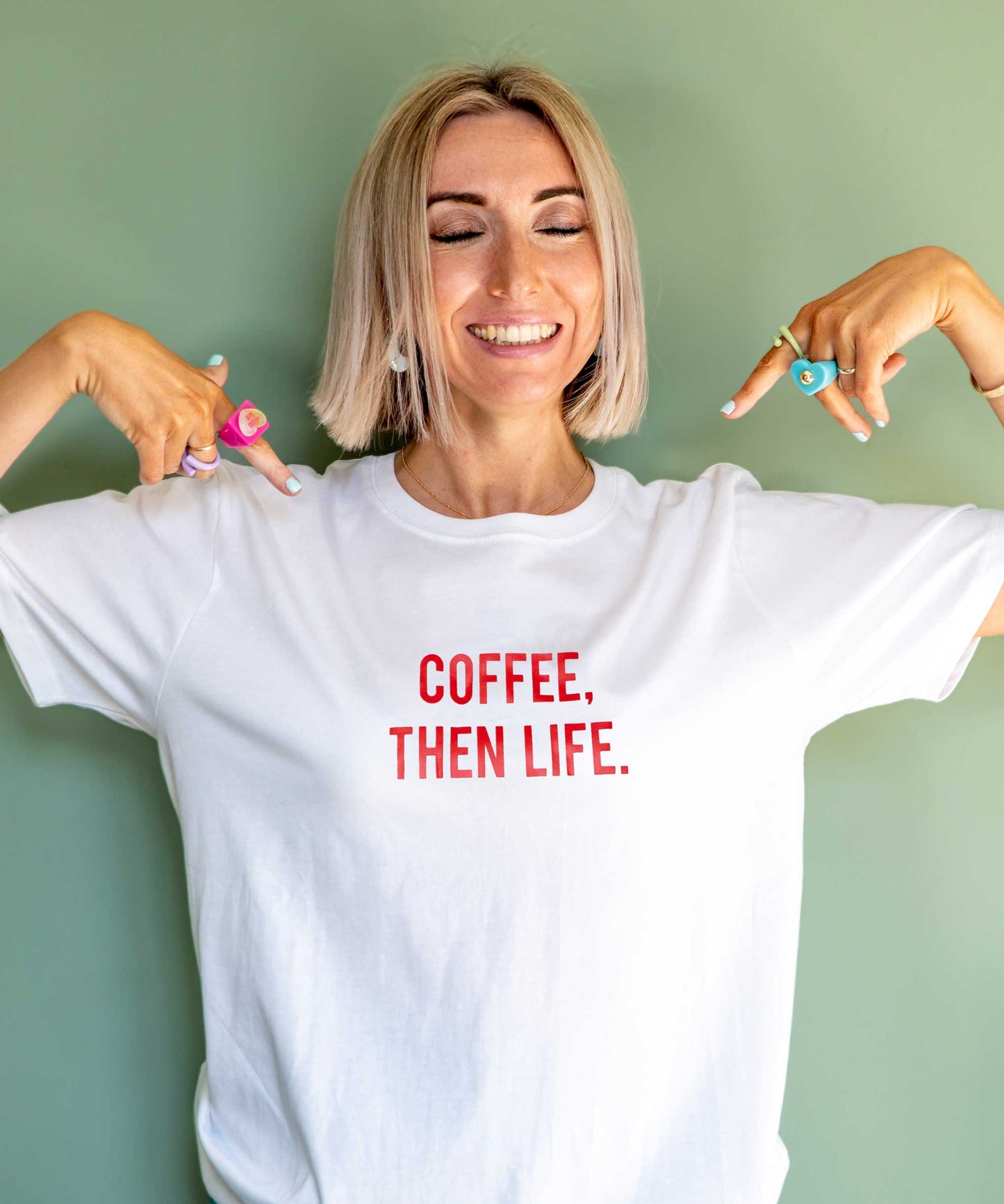 Coffee Then Life T-shirt
