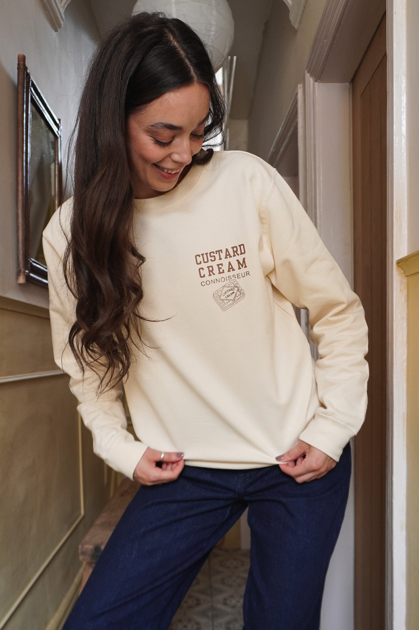Custard Cream Connoisseur Sweatshirt