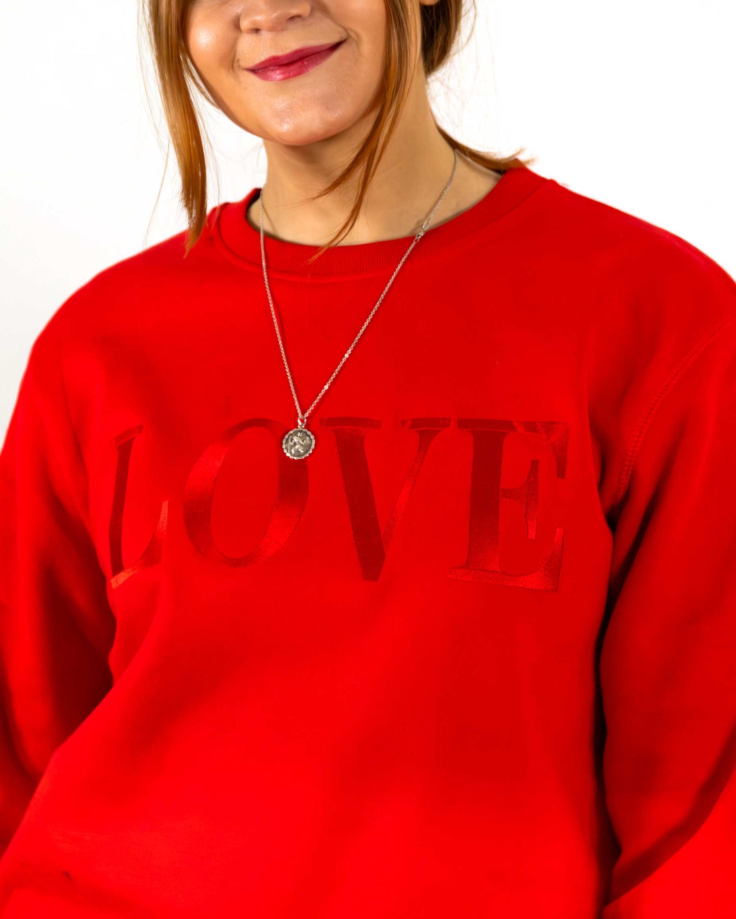 Embroidered LOVE Sweatshirt