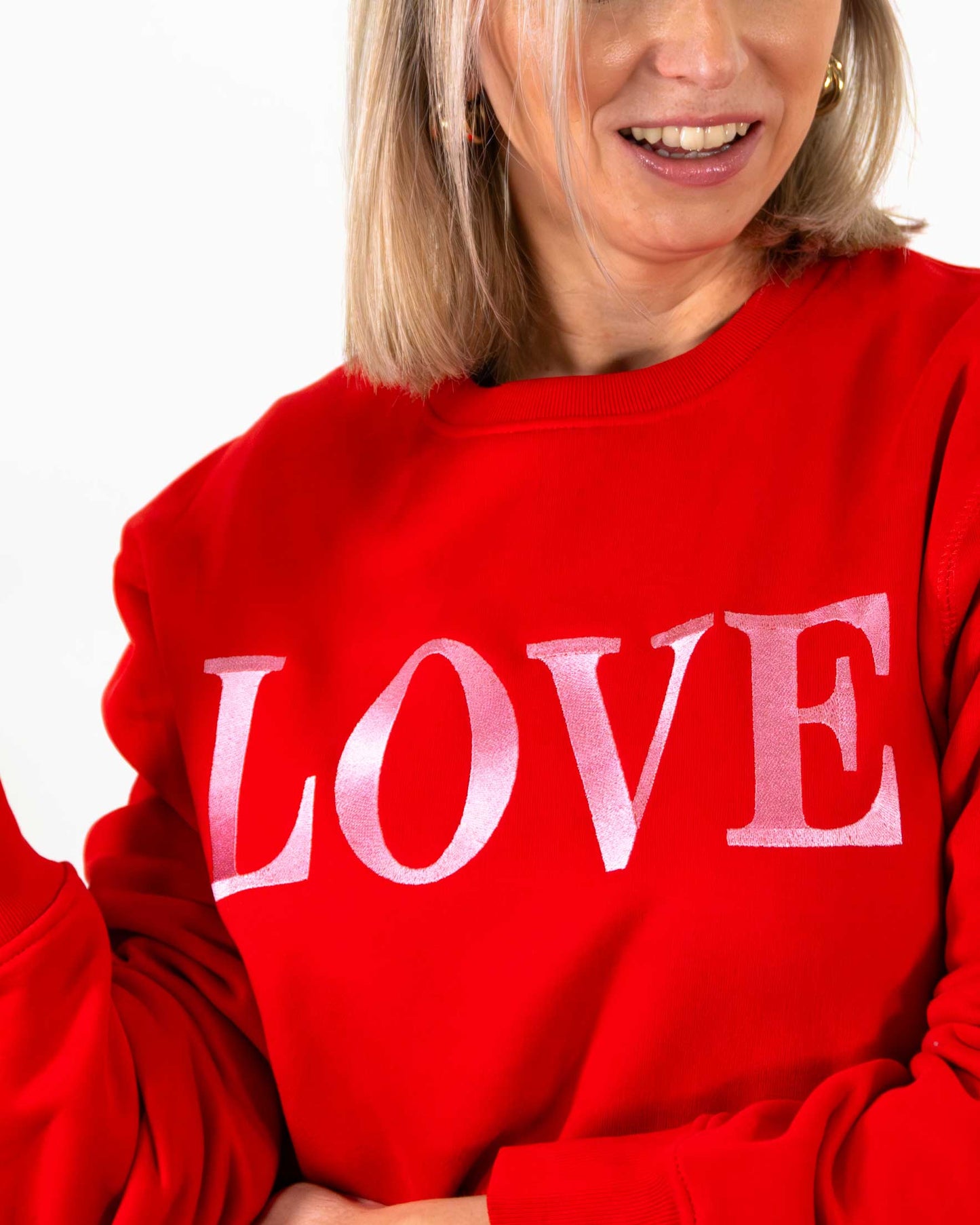 Embroidered LOVE Sweatshirt