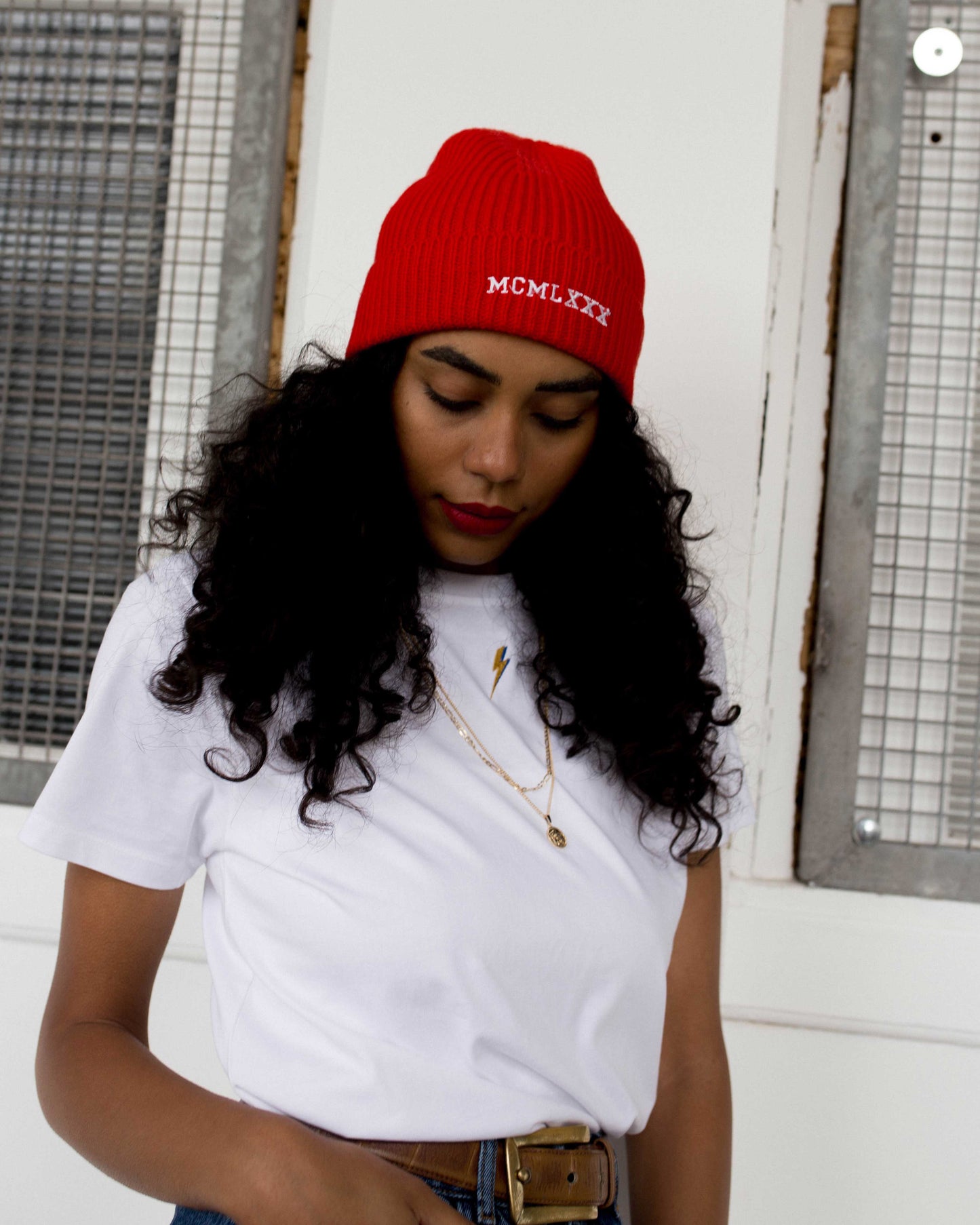 Embroidered Personalised Word or Name Beanie Hat