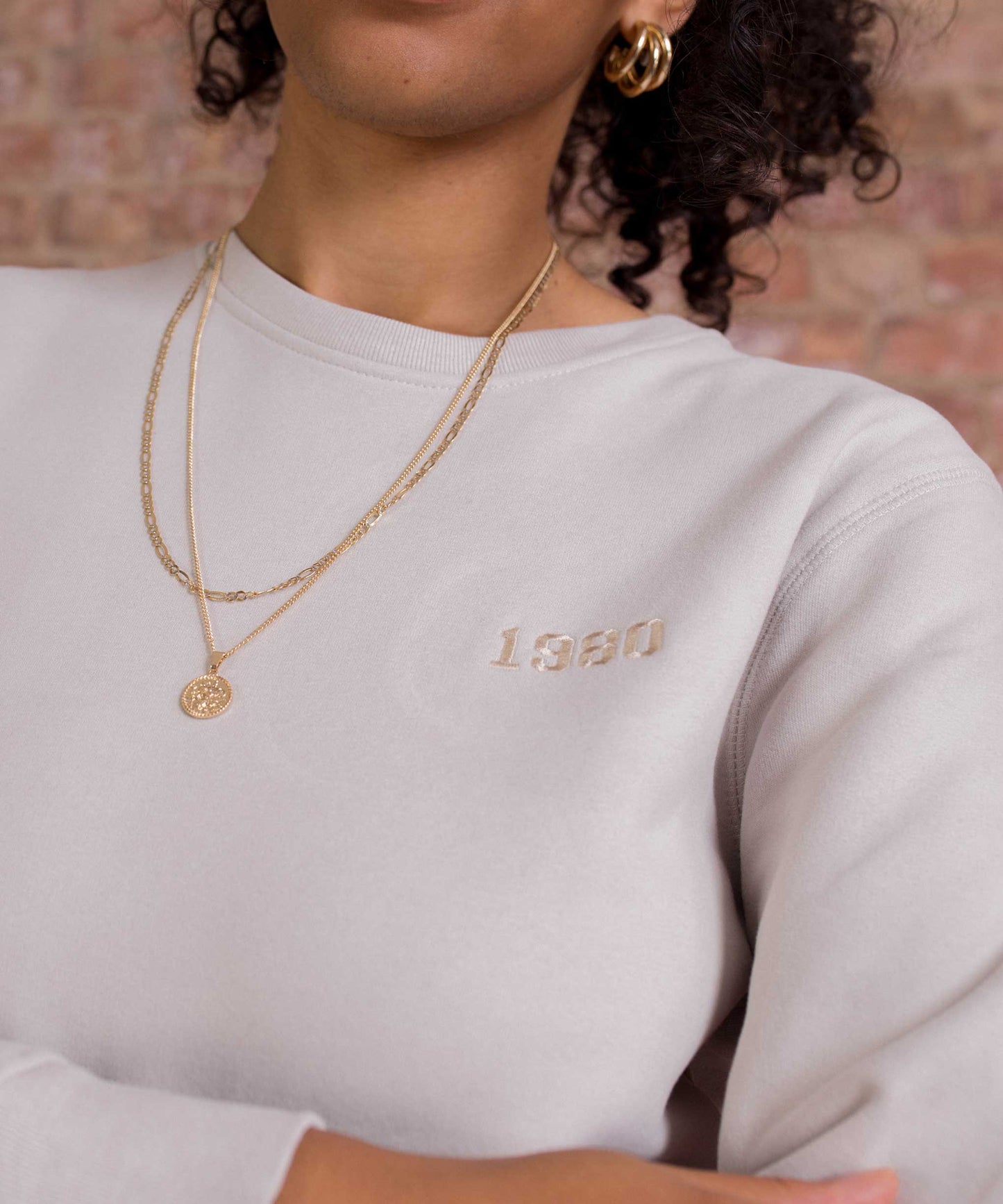 Embroidered Personalised Year Sweatshirt