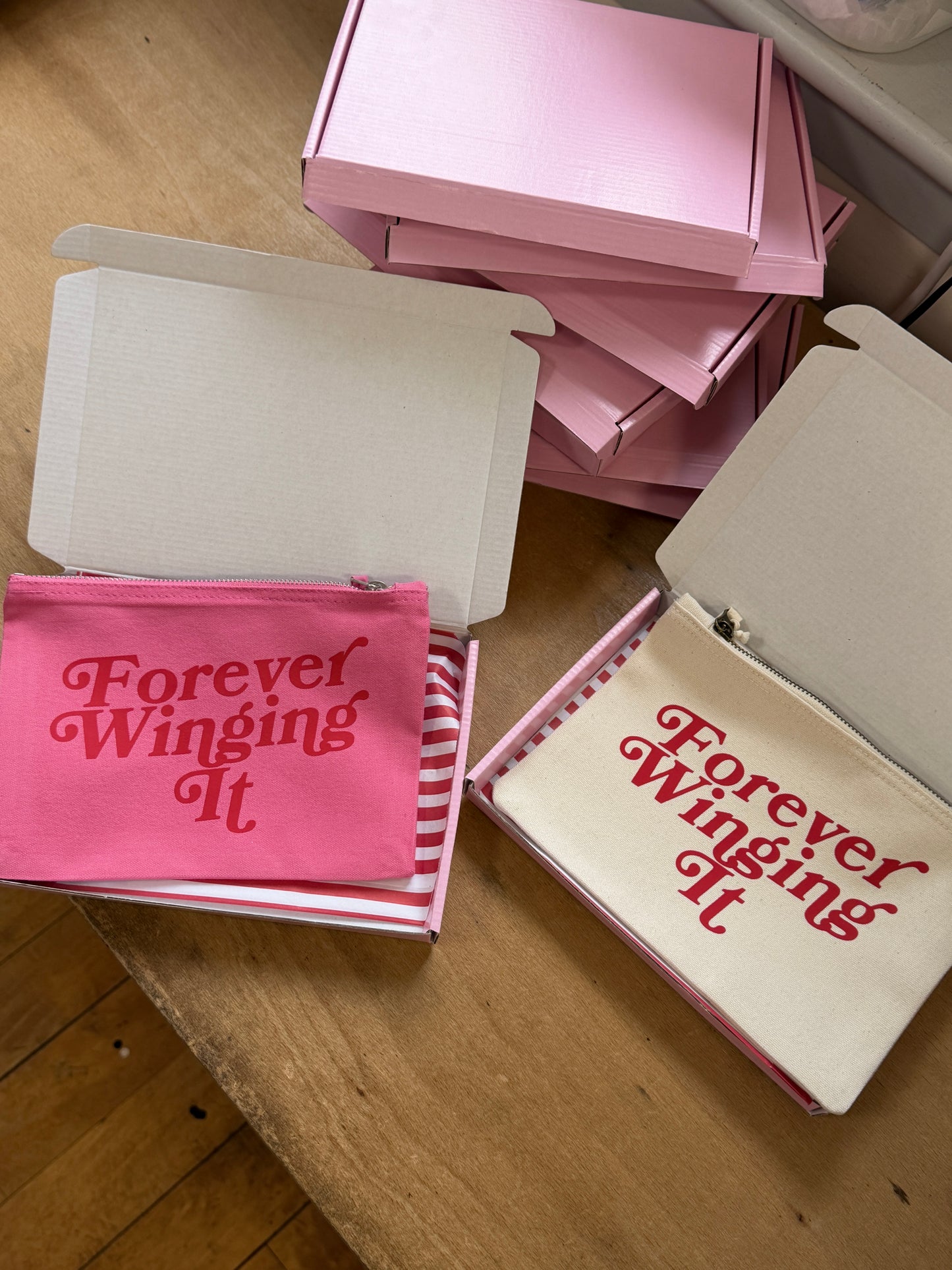 Forever Winging It Makeup Bag
