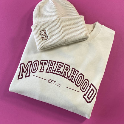 Personalised Motherhood Est Year Sweatshirt