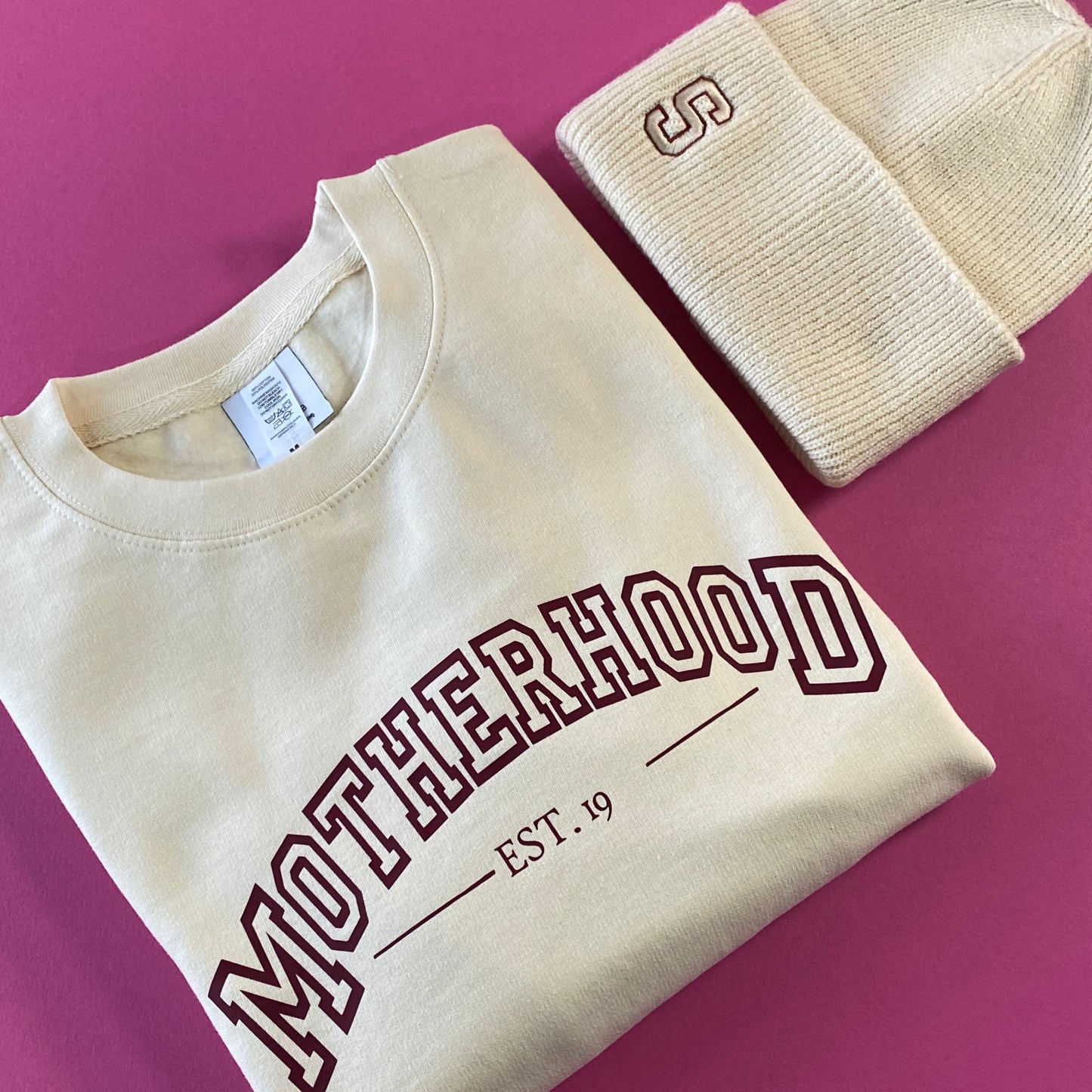 Personalised Motherhood Est Year Sweatshirt