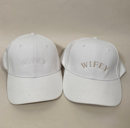 Wifey Bride Personalised Embroidered Cap