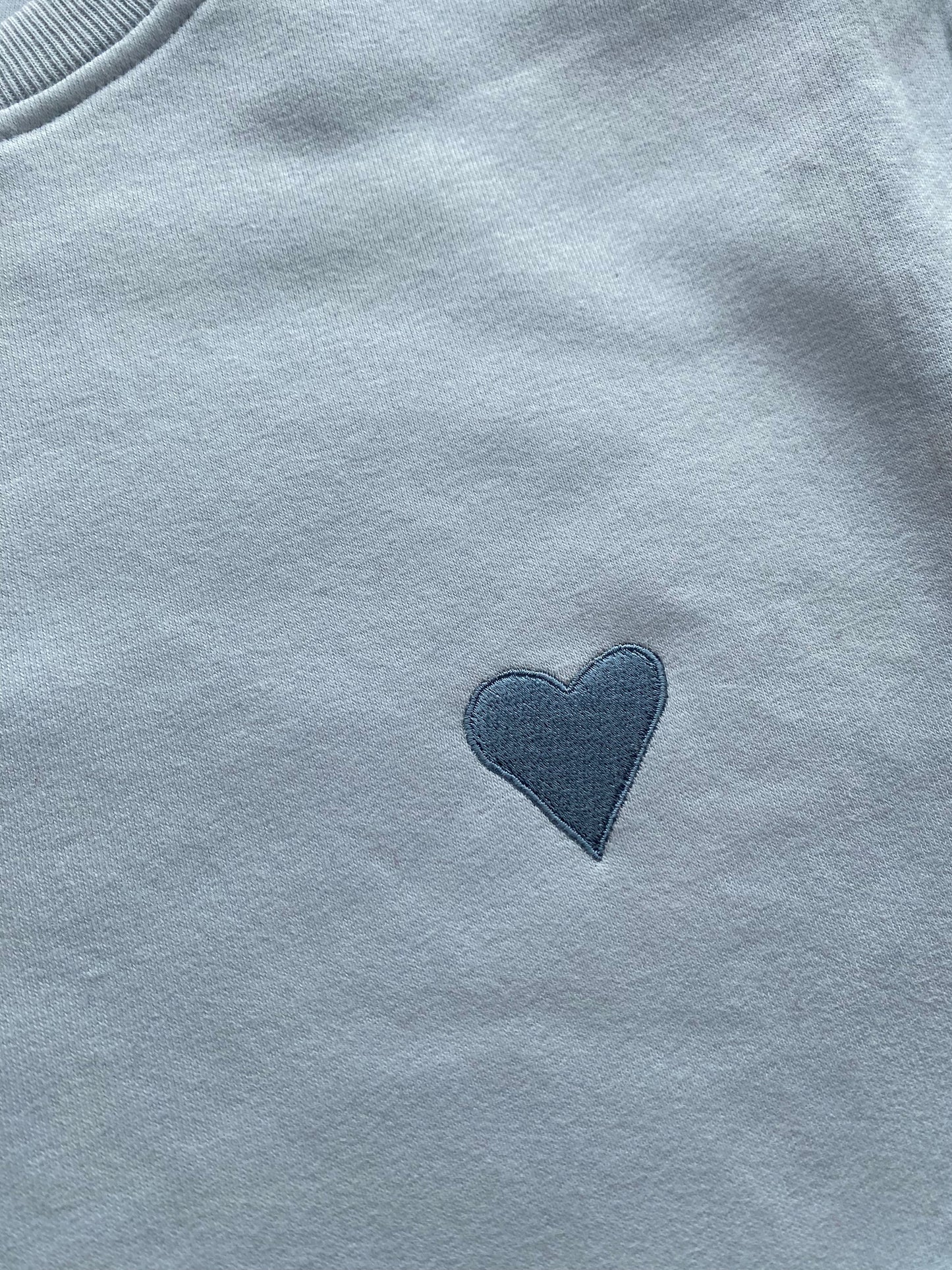 XXL Something Blue Sweatshirt Pale Blue Cuff 9.9.23 - SALE