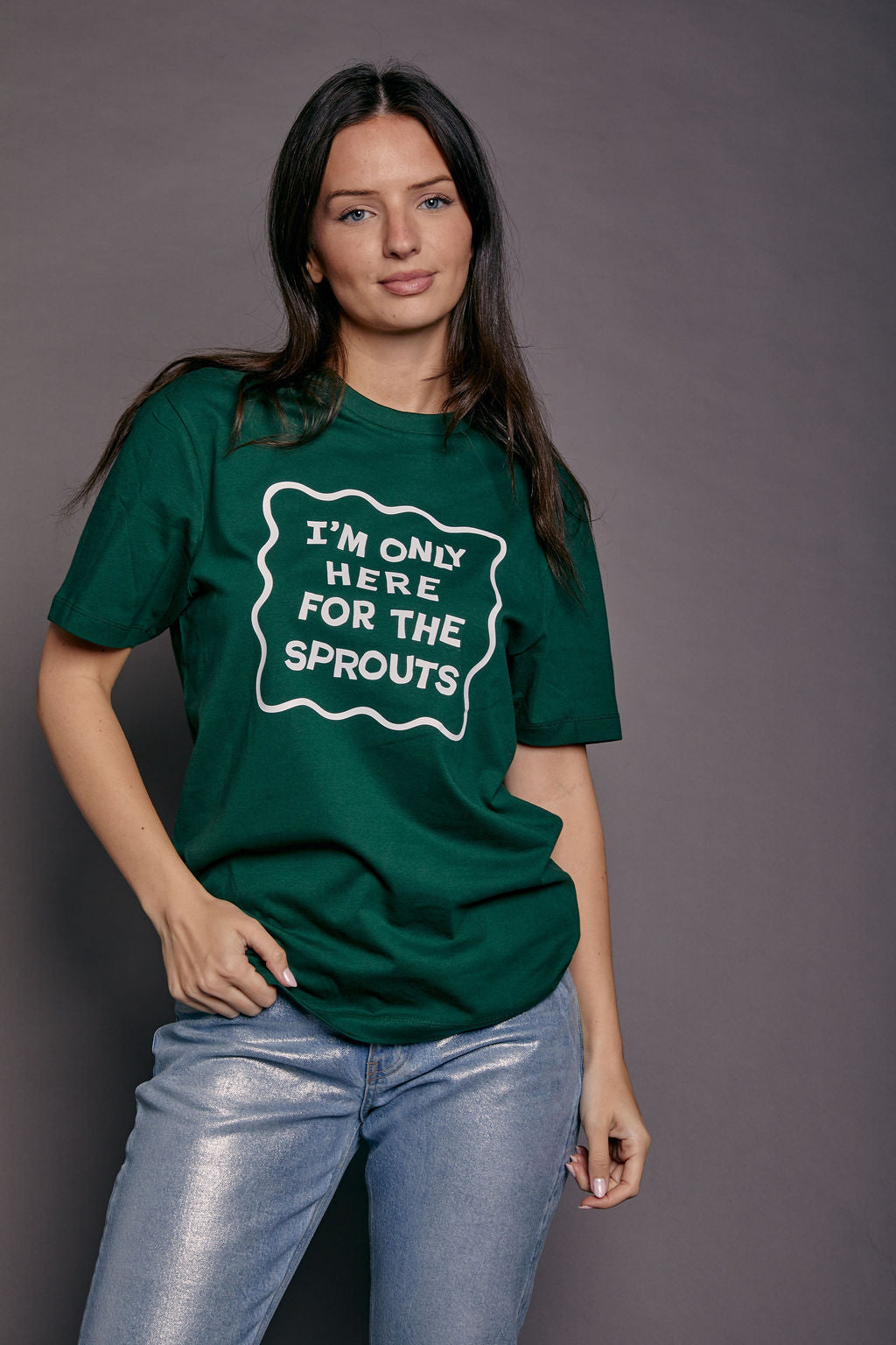 Only Here for the Sprouts Christmas T-Shirt