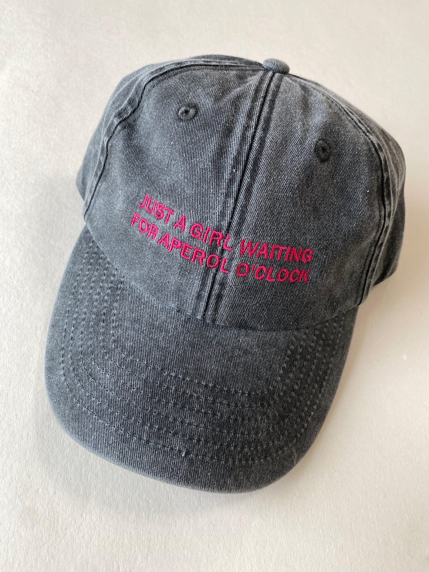 Just A Girl Personalised Slogan Cap