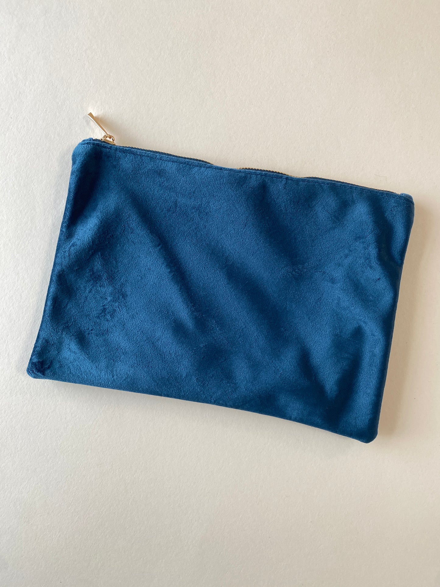 Personalised Velvet Makeup Bag