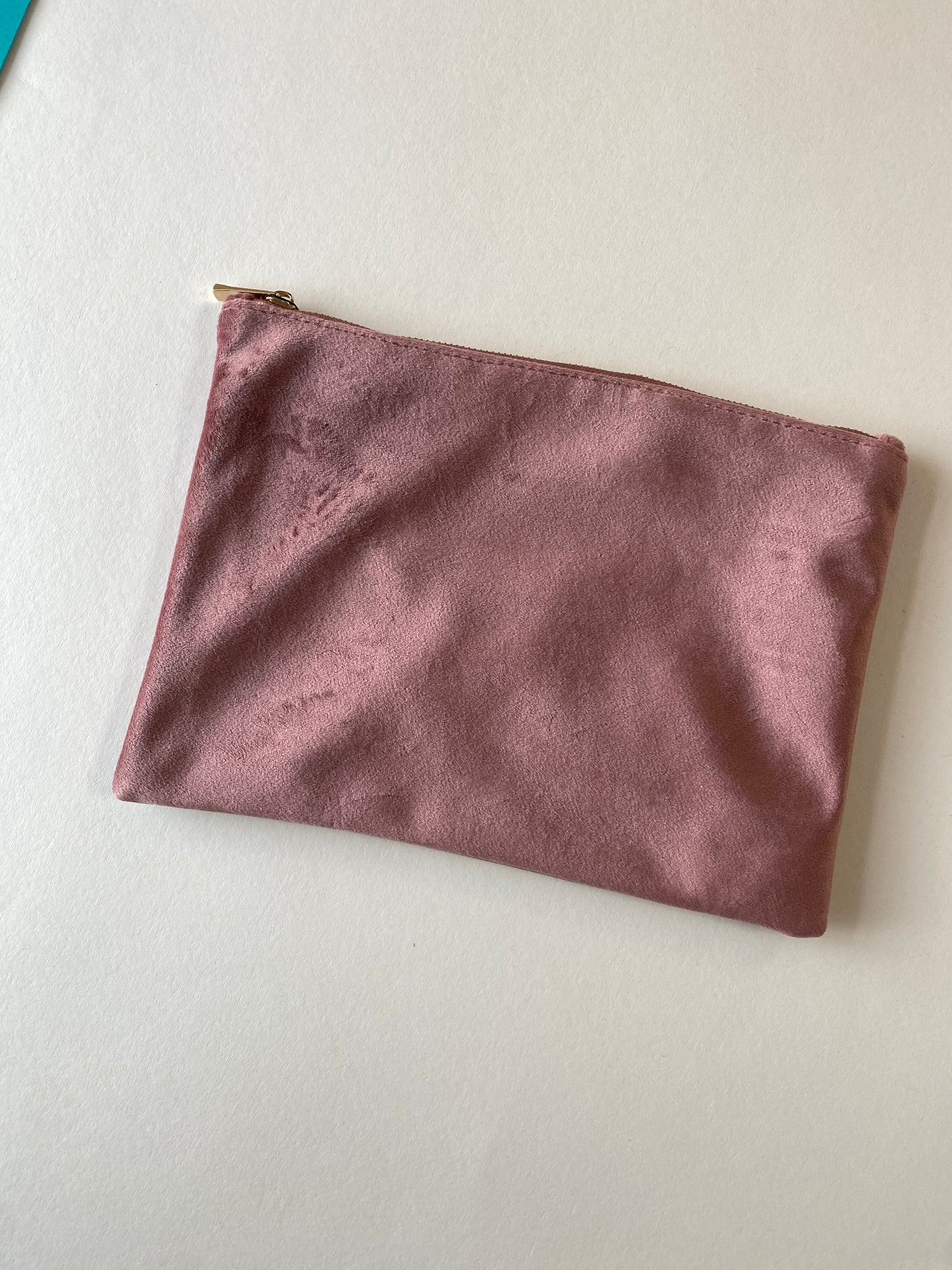 Personalised Velvet Makeup Bag