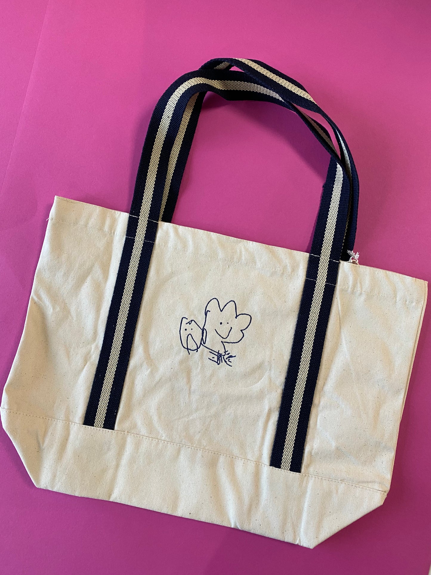 Personalised Handwriting Boat Bag