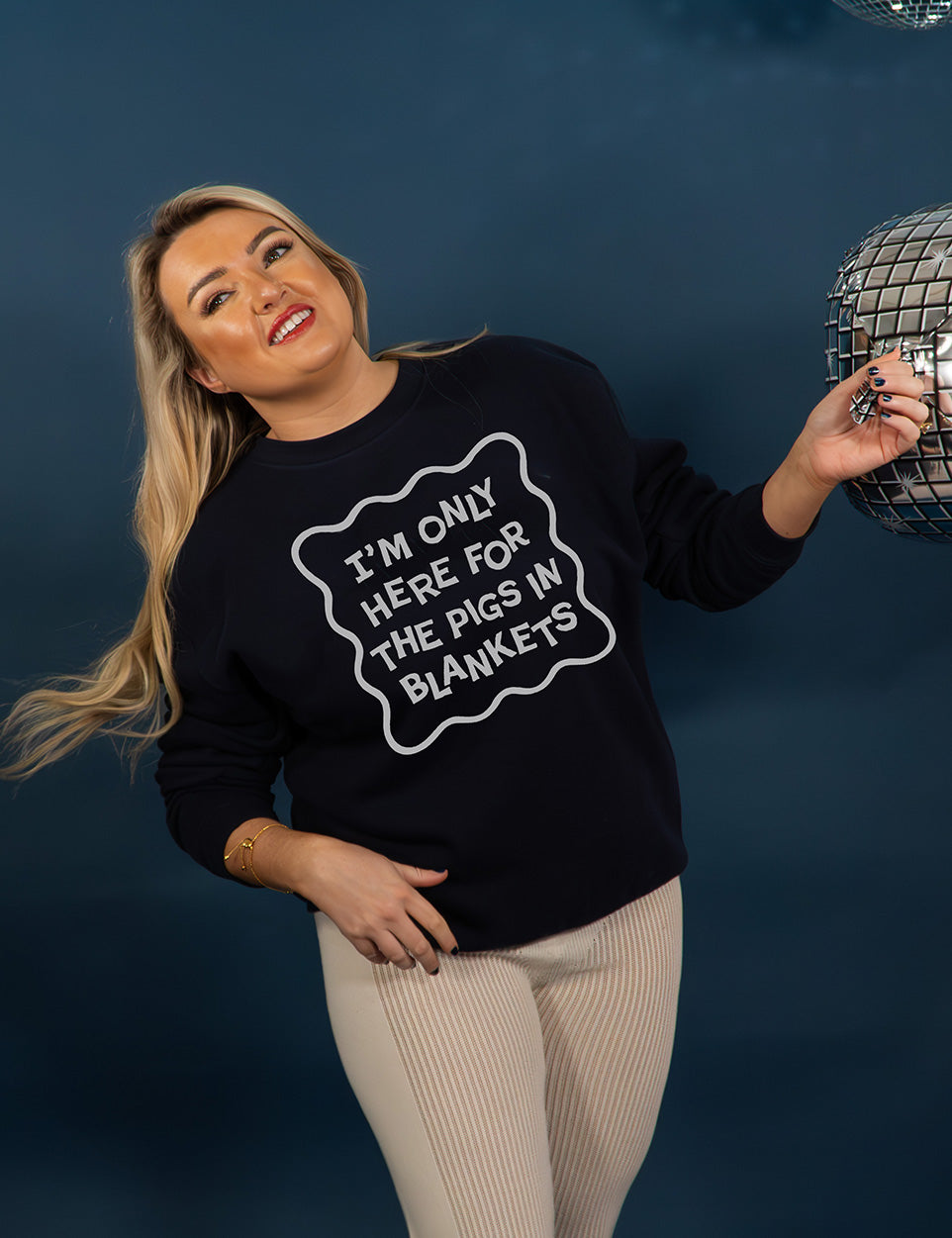 Only Here for the Pigs in Blankets Christmas Sweatshirt