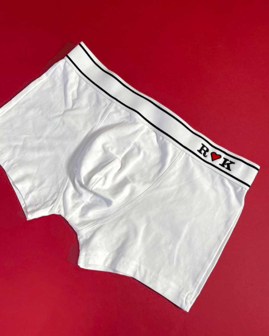 Personalised Heart Initial Boxer Shorts
