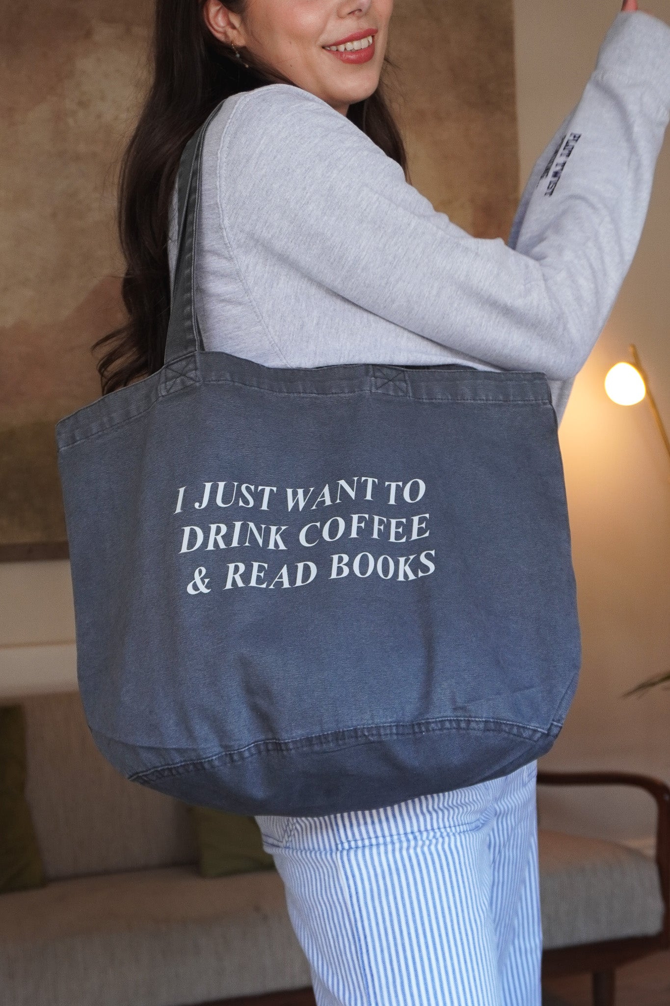 Personalised I Just Want to... Tote Bag