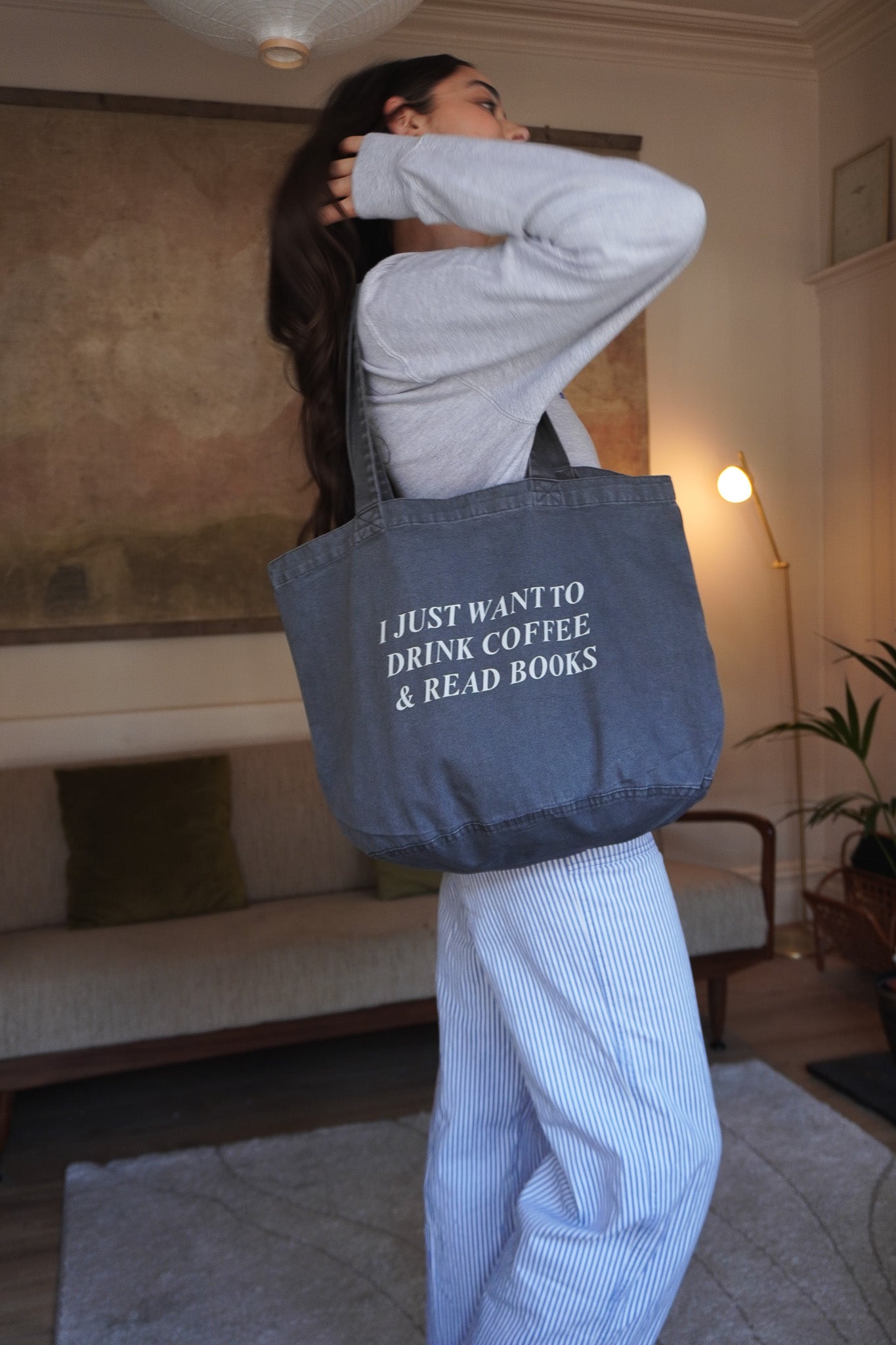 Personalised I Just Want to... Tote Bag