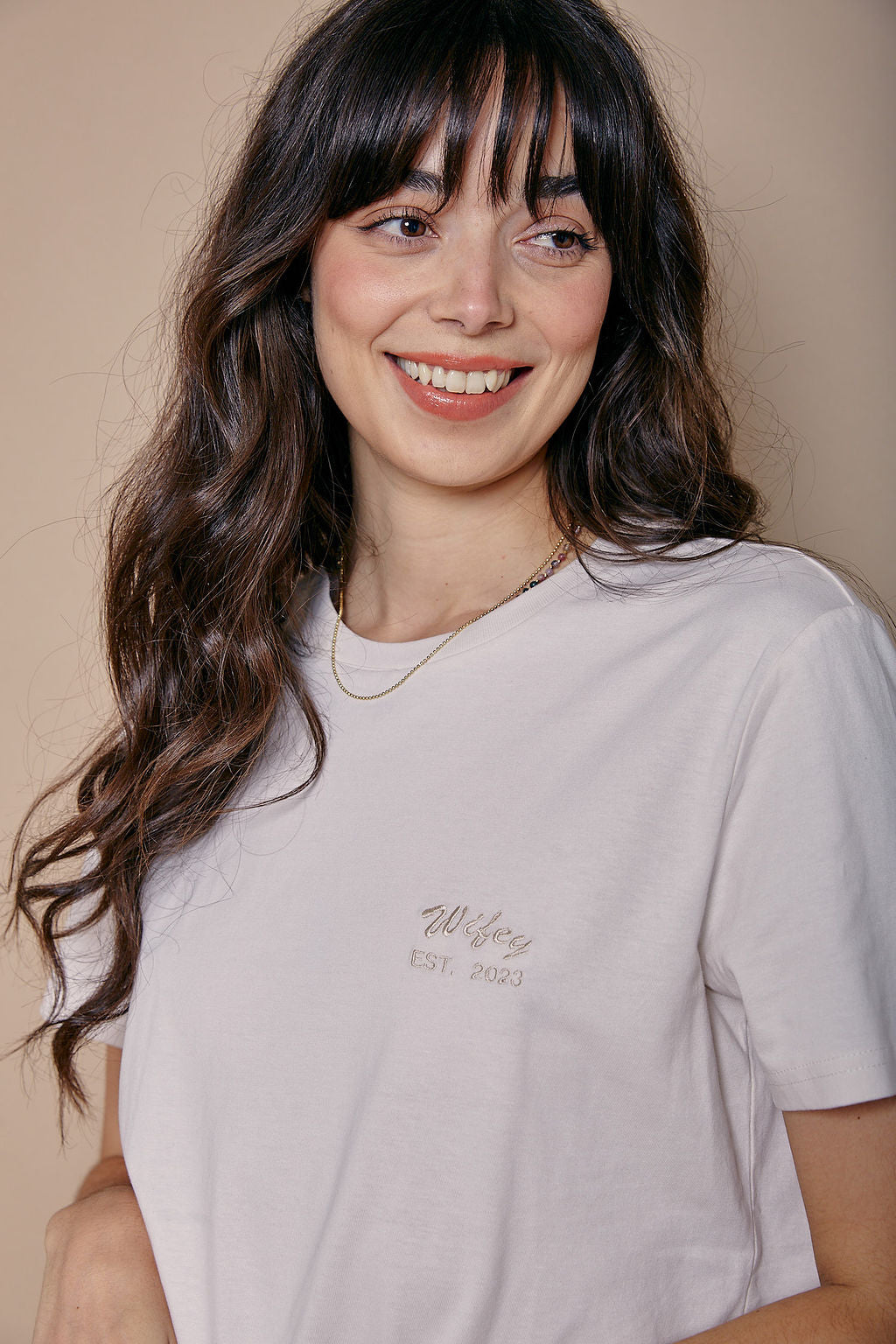 Wifey Est Year Embroidered T Shirt