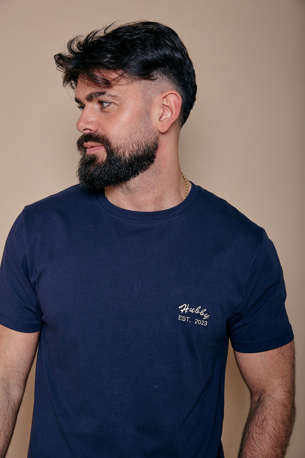 Hubby Est Year Embroidered Personalised T-shirt