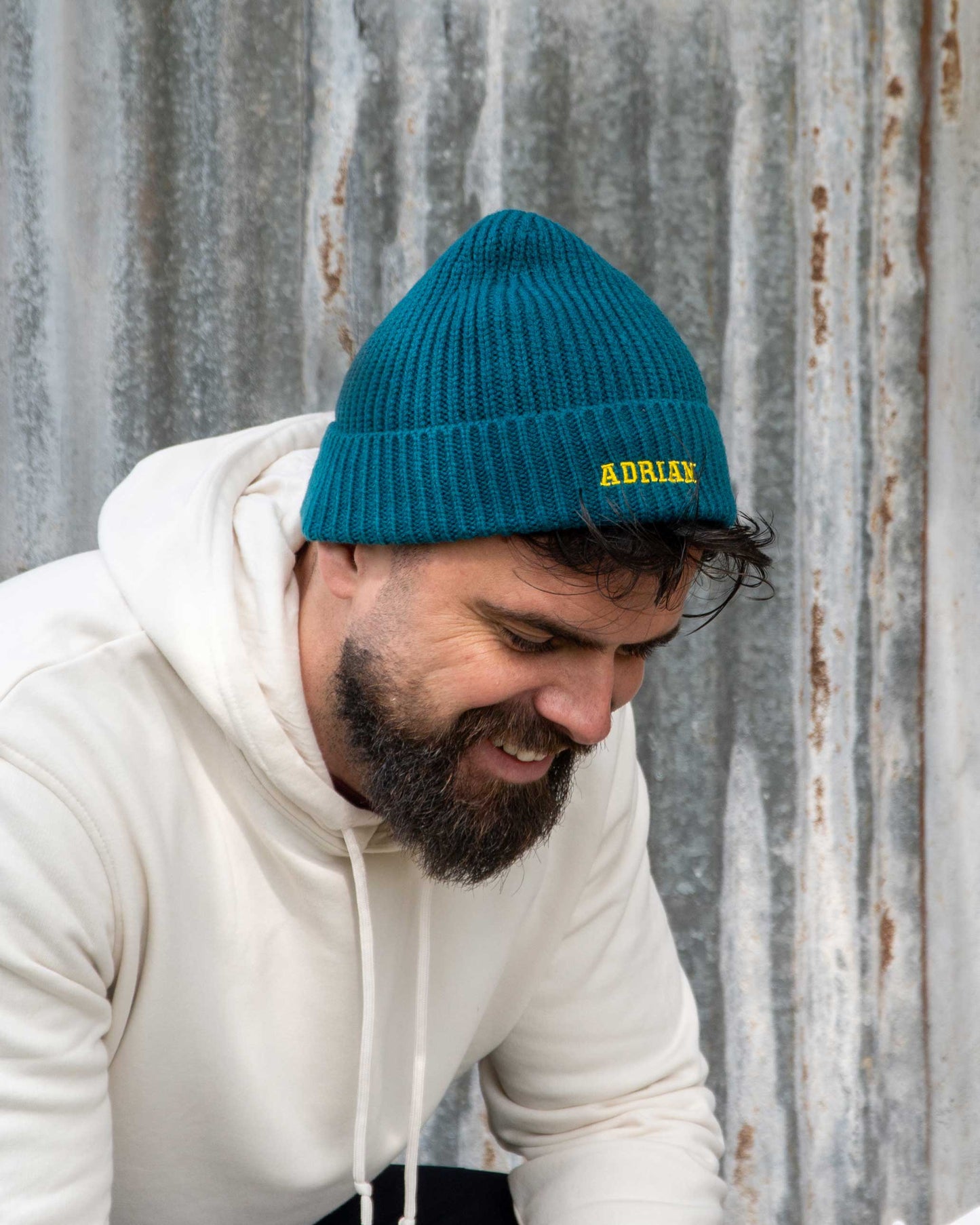 Embroidered Personalised Word or Name Beanie Hat