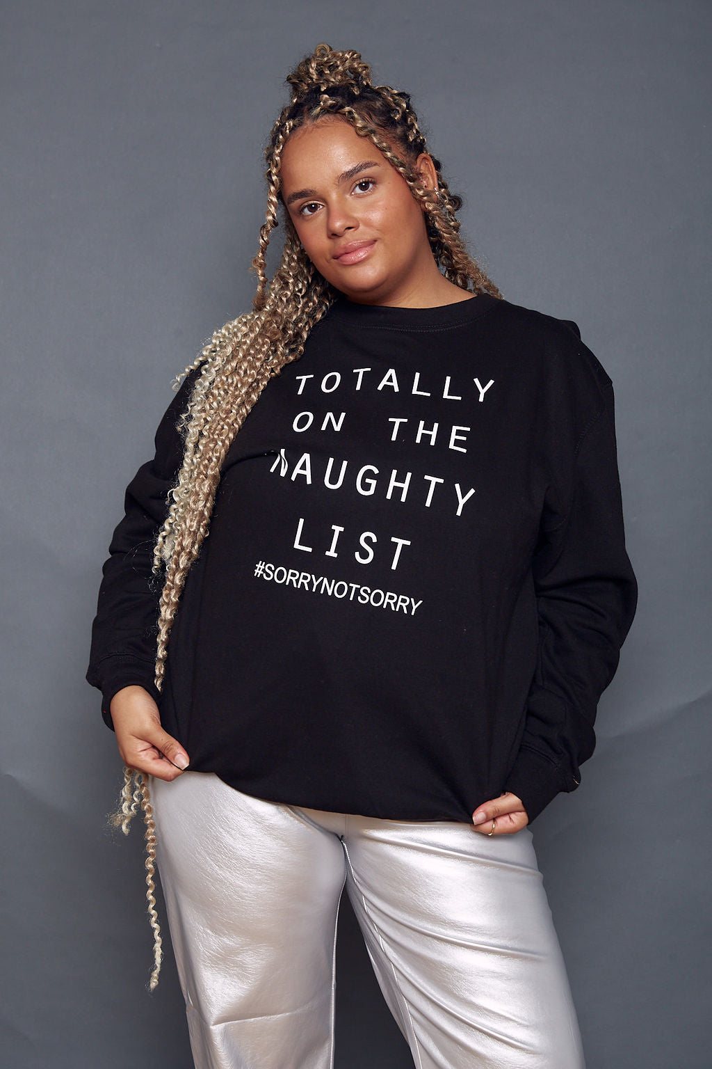 Men's Naughty List Christmas Jumper