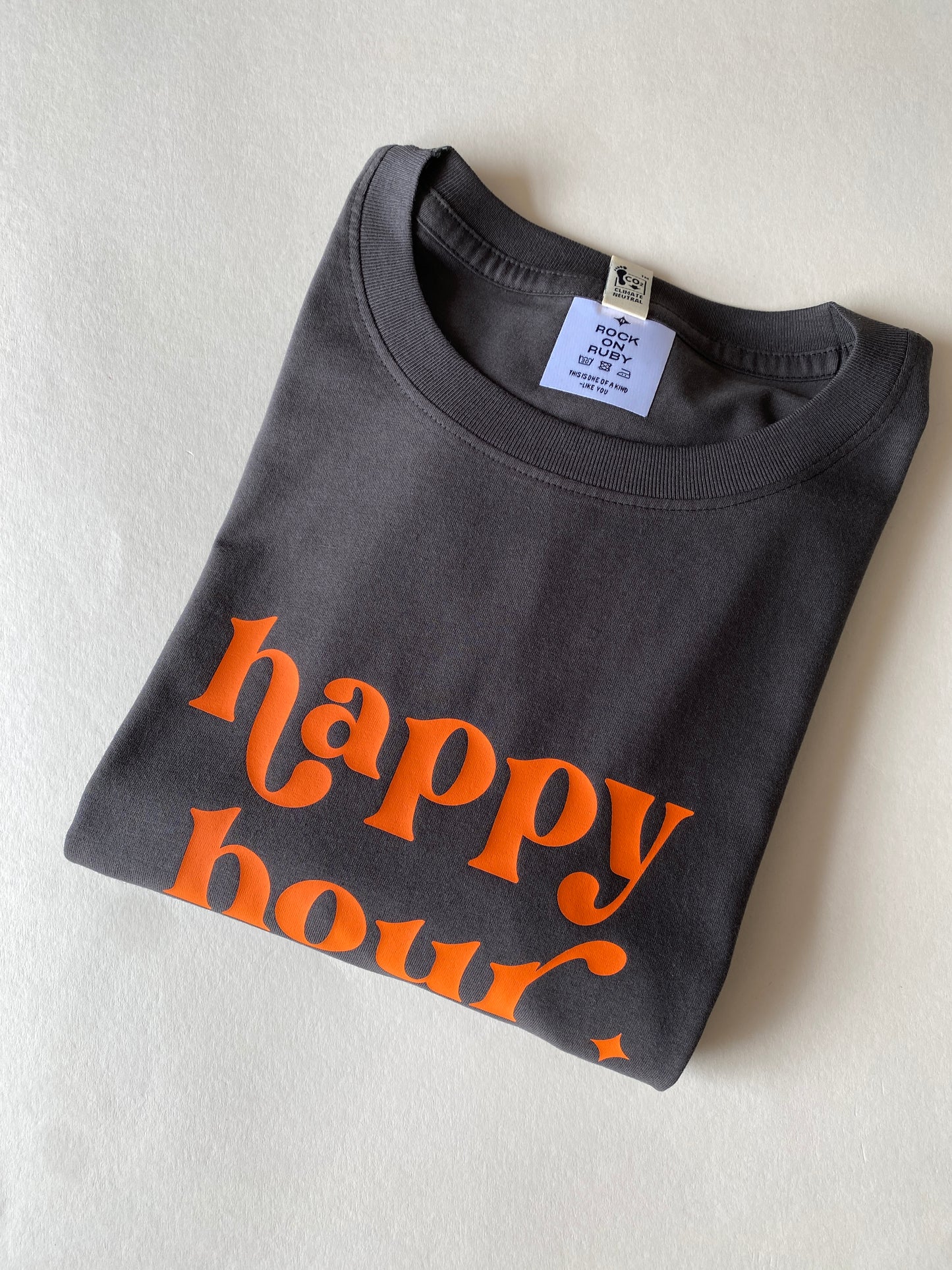 Happy Hour Slogan T-Shirt