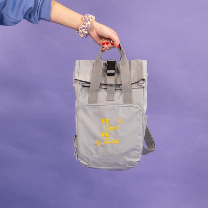 Be Cool Be Kind Doodle Backpack