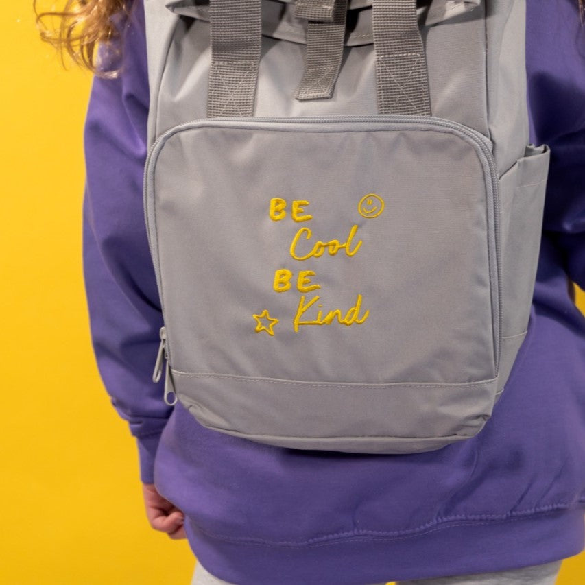 Be Cool Be Kind Doodle Backpack