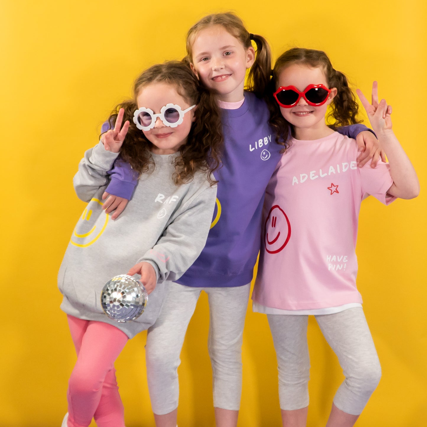 Children's Personalised Scribble Smiley Sweatshirt