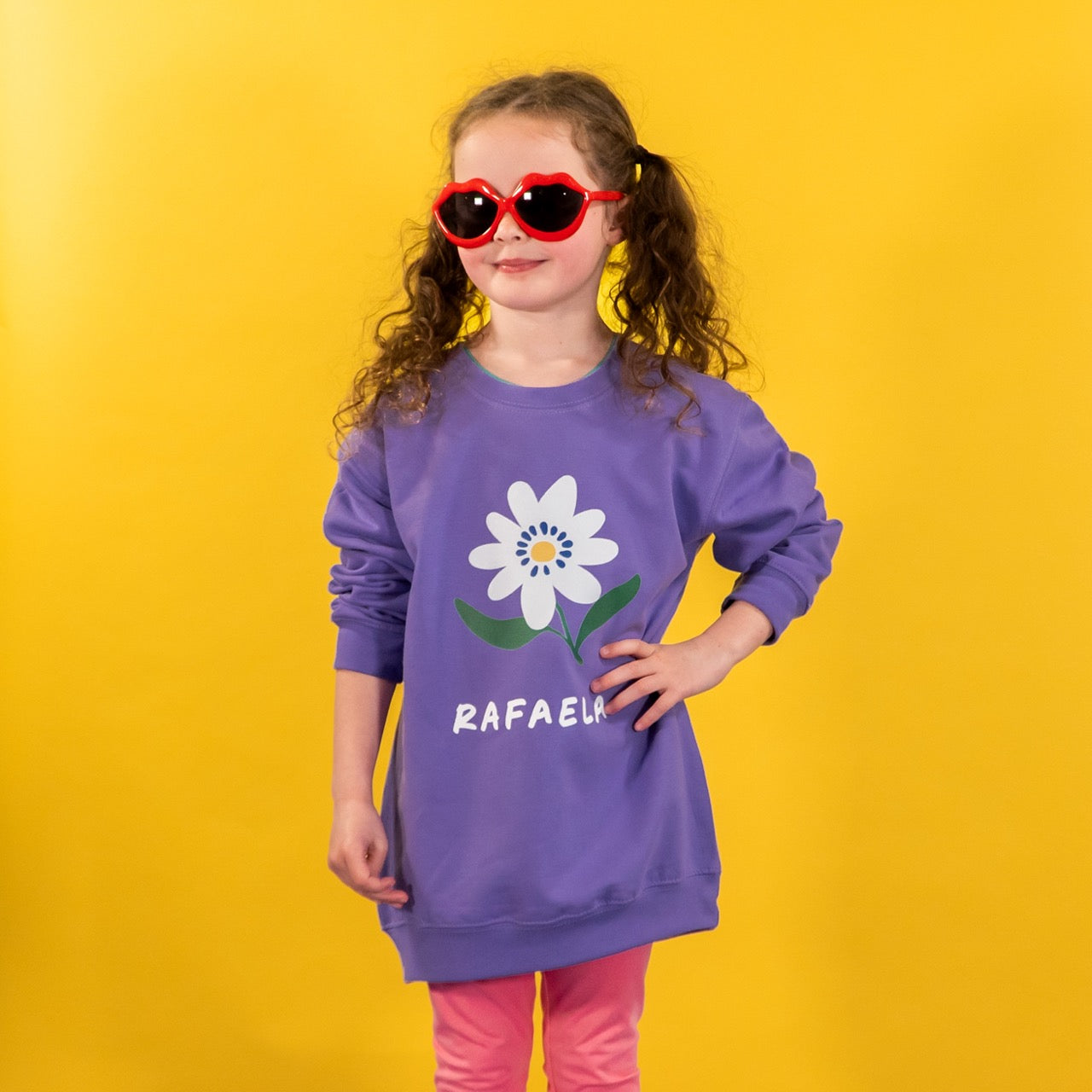 Children's Personalised Birth Flower Sweatshirt