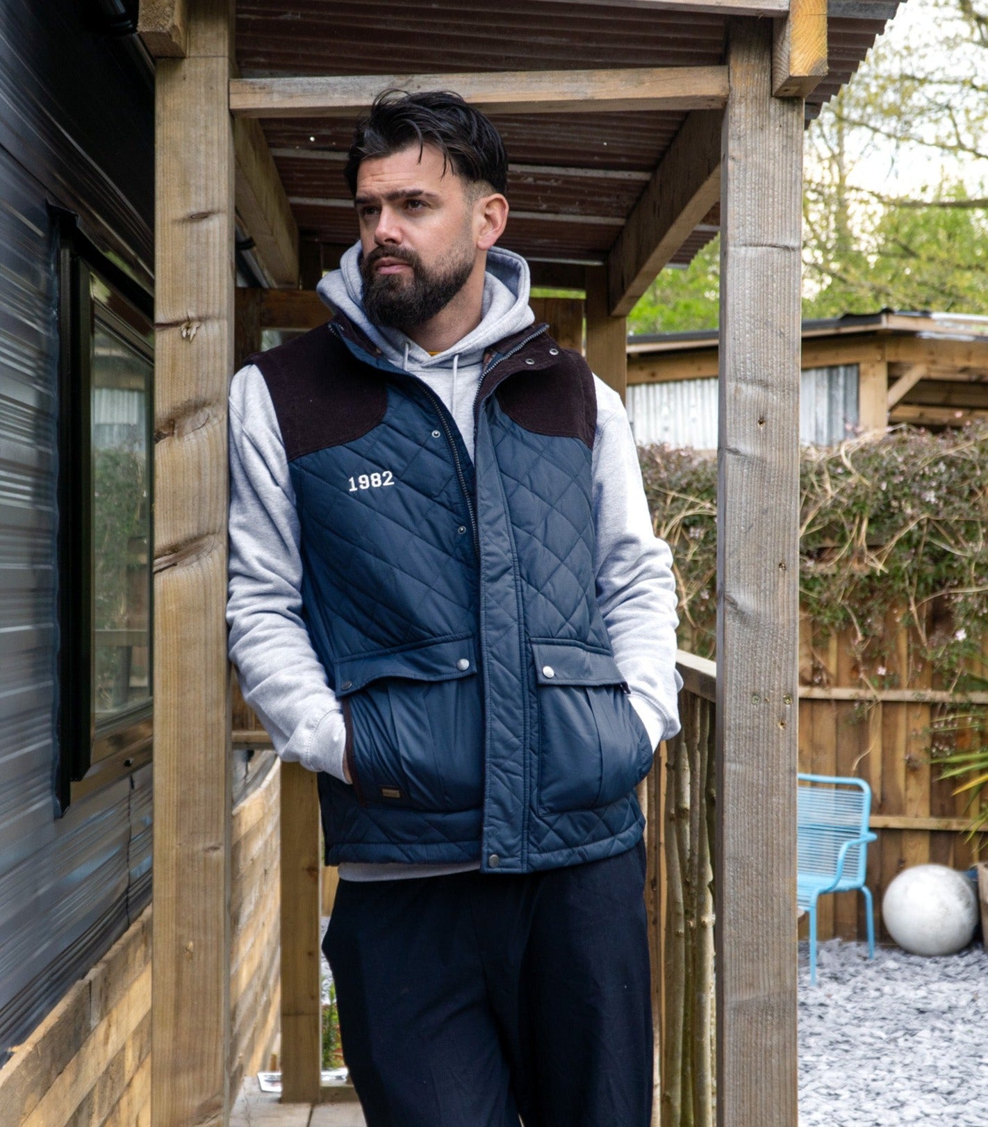 Personalised Year Quilted Bodywarmer