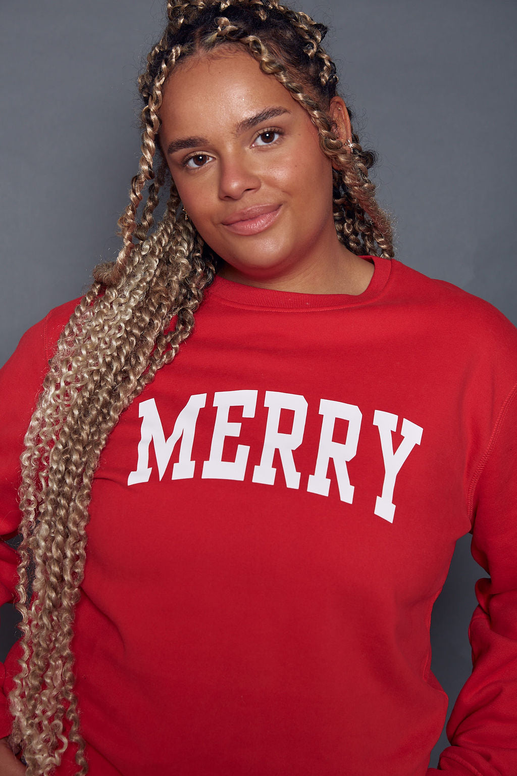 Merry Varsity Christmas Sweatshirt