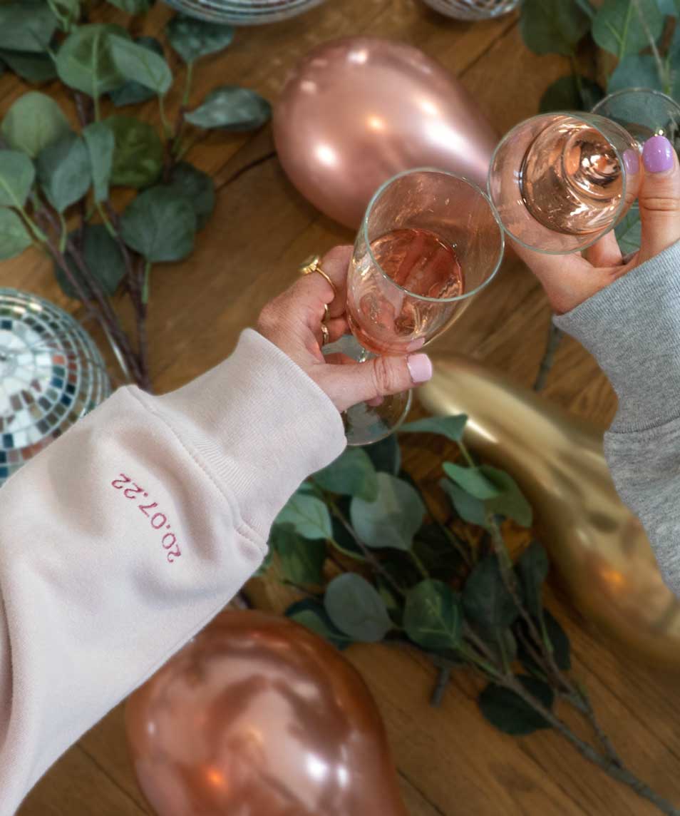 Mother of the bride embroidered sweatshirt