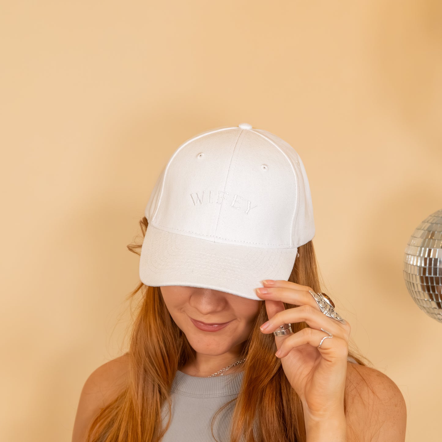 Wifey Bride Personalised Embroidered Cap