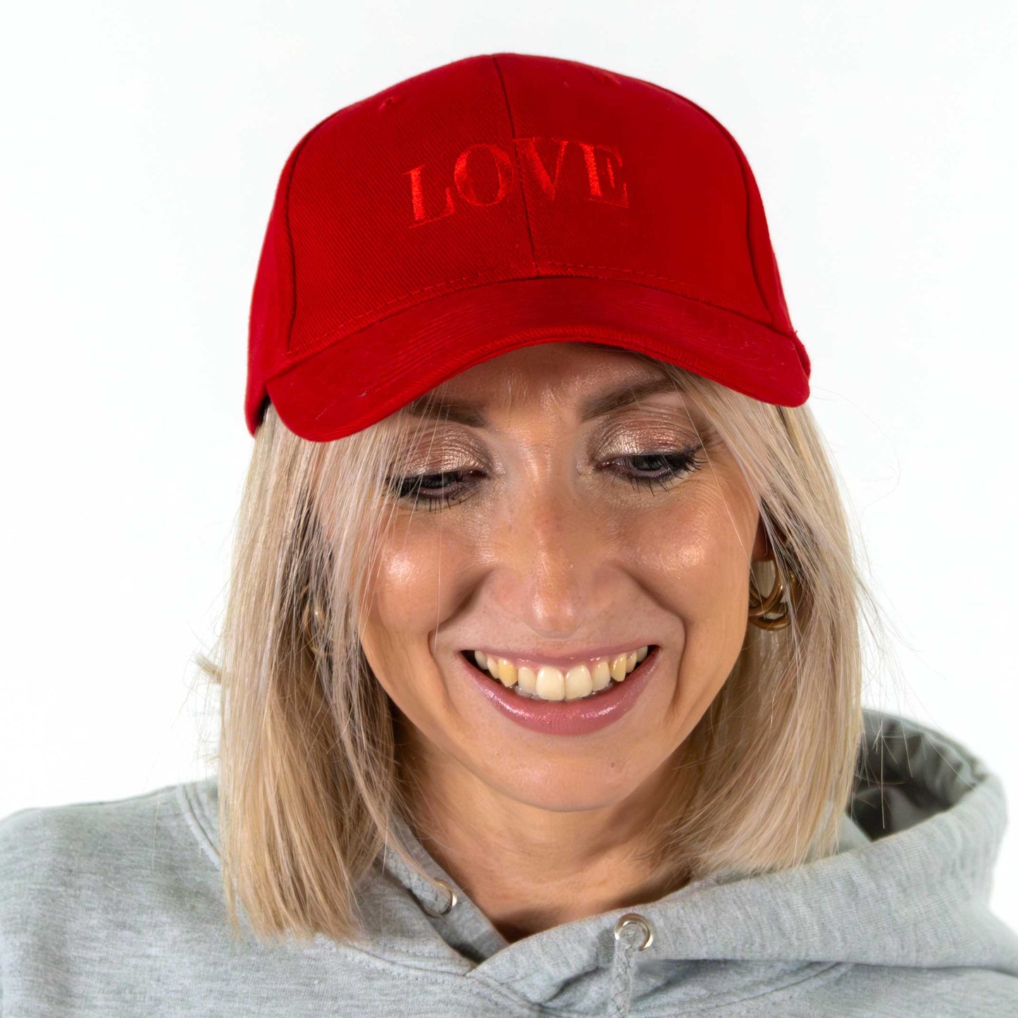 Embroidered LOVE Slogan Cap