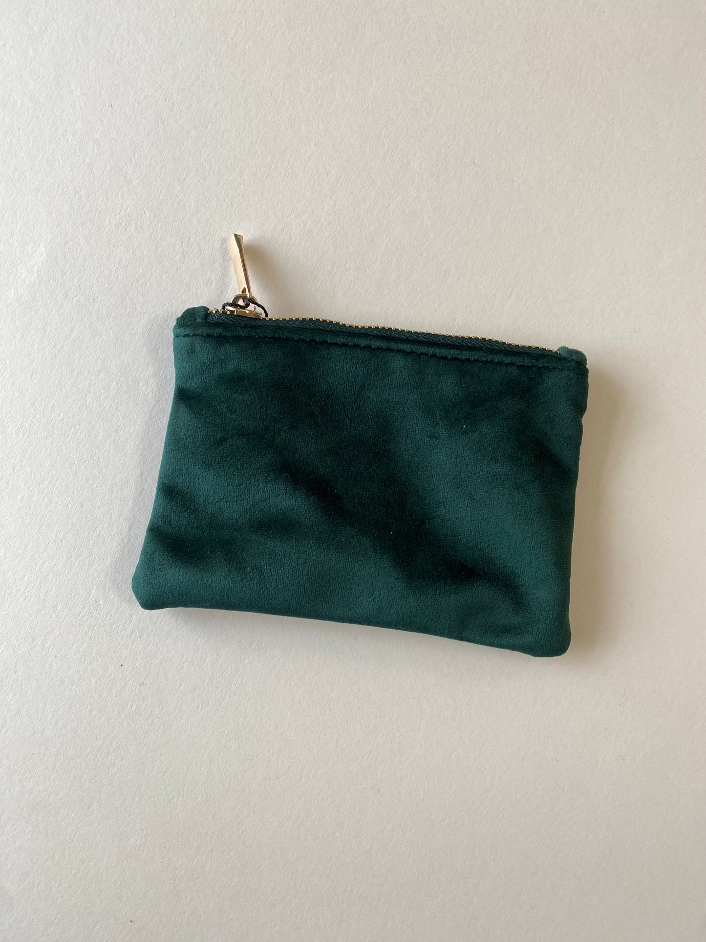 Personalised Velvet Makeup Bag