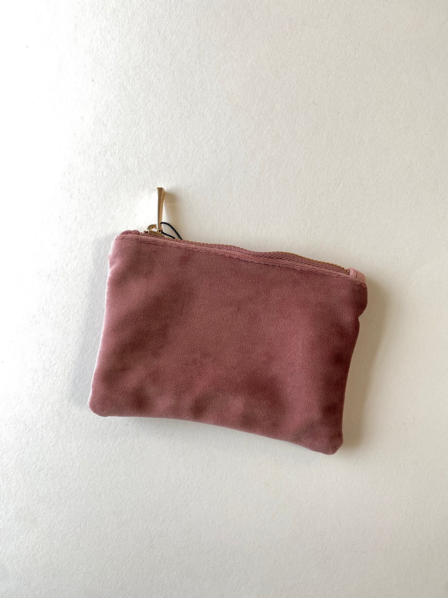 Personalised Embroidered Velvet Accessory Bag