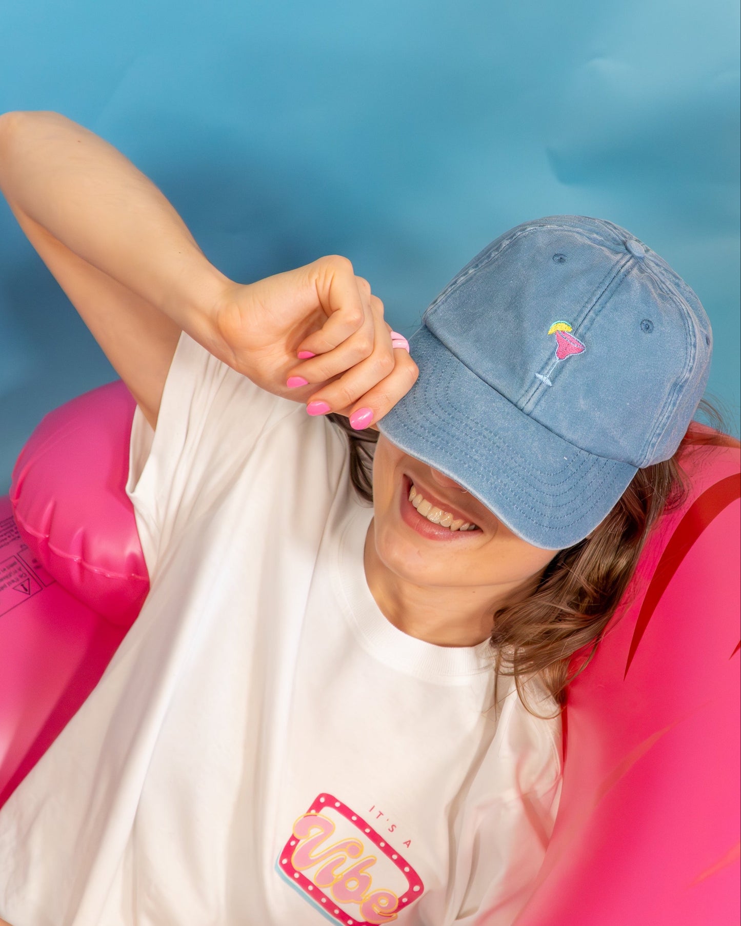 Cocktail Embroidered Cap