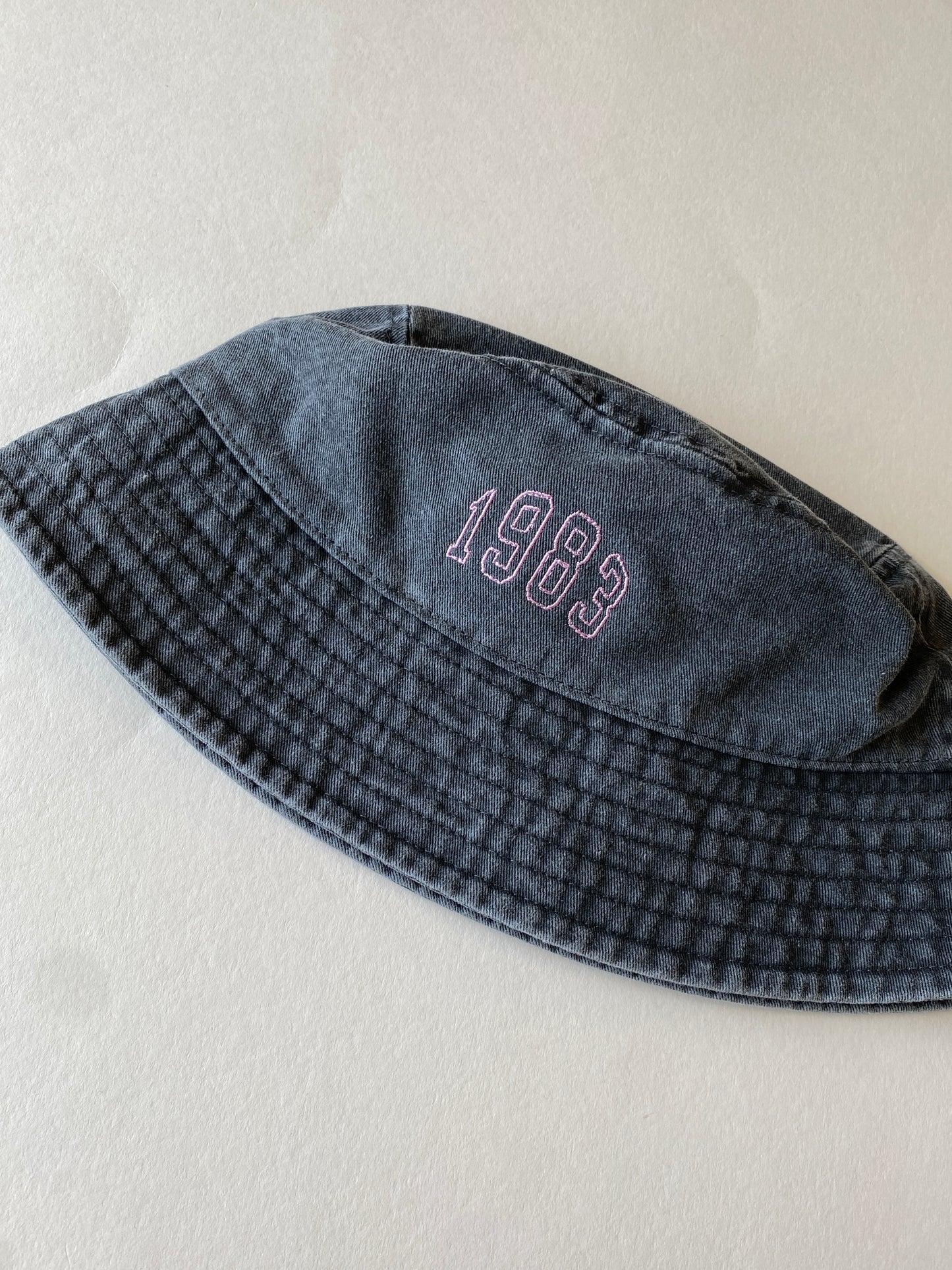 Personalised Varsity Year Vintage Bucket Hat