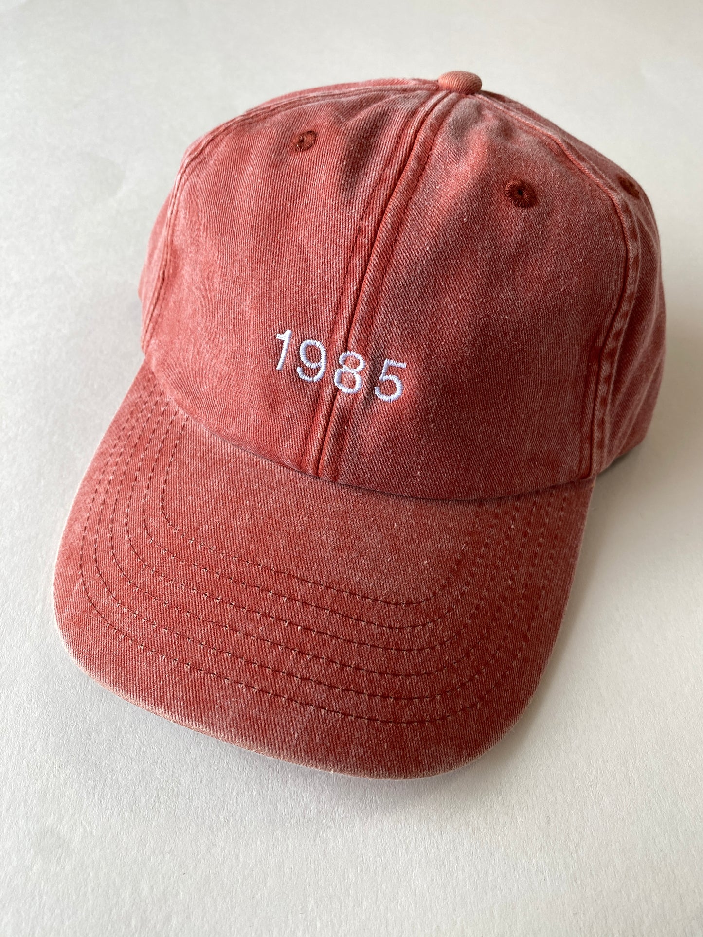Personalised Year Denim Baseball Cap