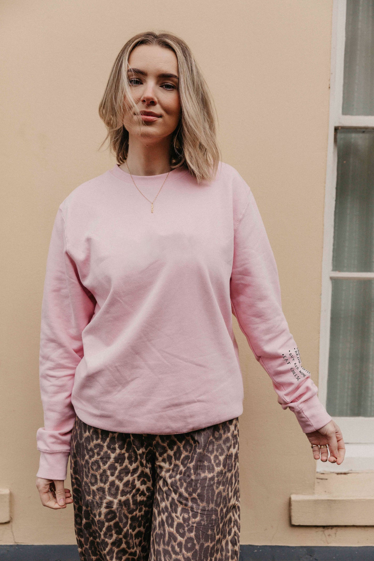 Note To Self Sleeve Sweatshirt