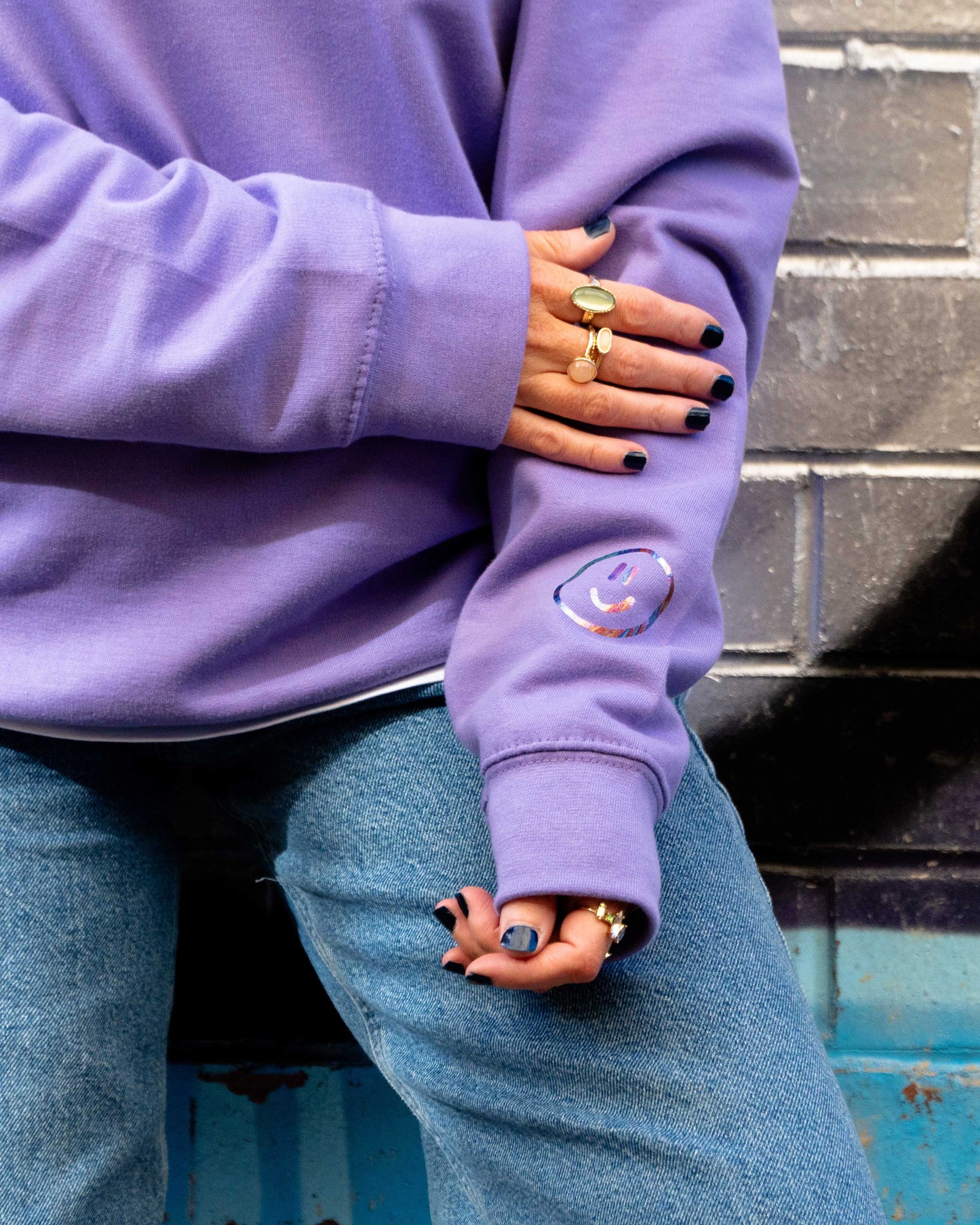 Beautiful Chaos Slogan Sweatshirt