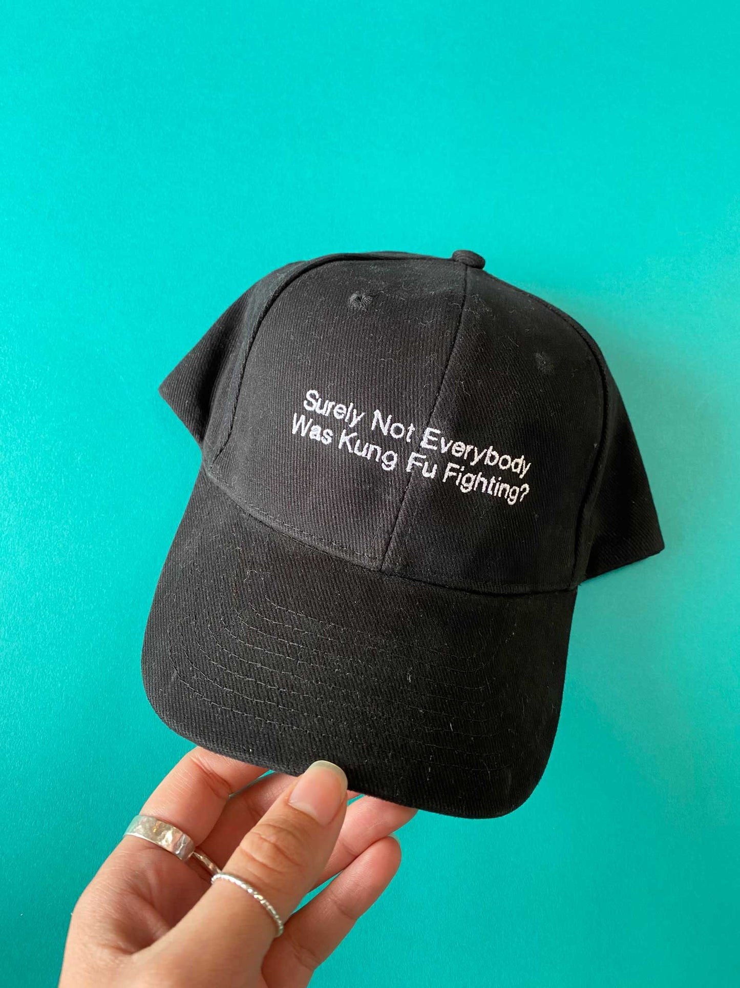 Embroidered Unisex Personalised Slogan Cap