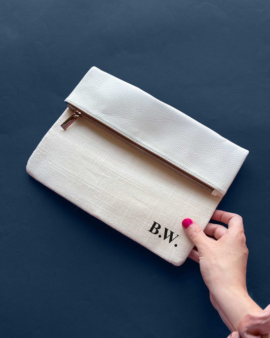 Personalised Bronze Makeup Bag - DEAL!