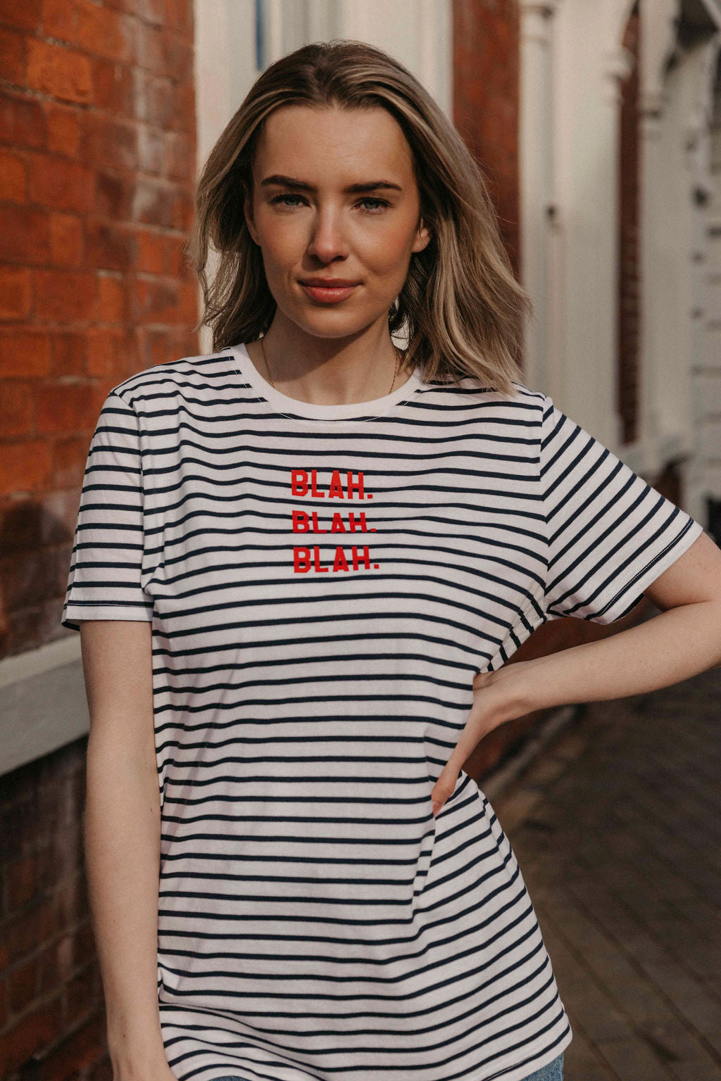 Blah Blah Blah Slogan T-shirt