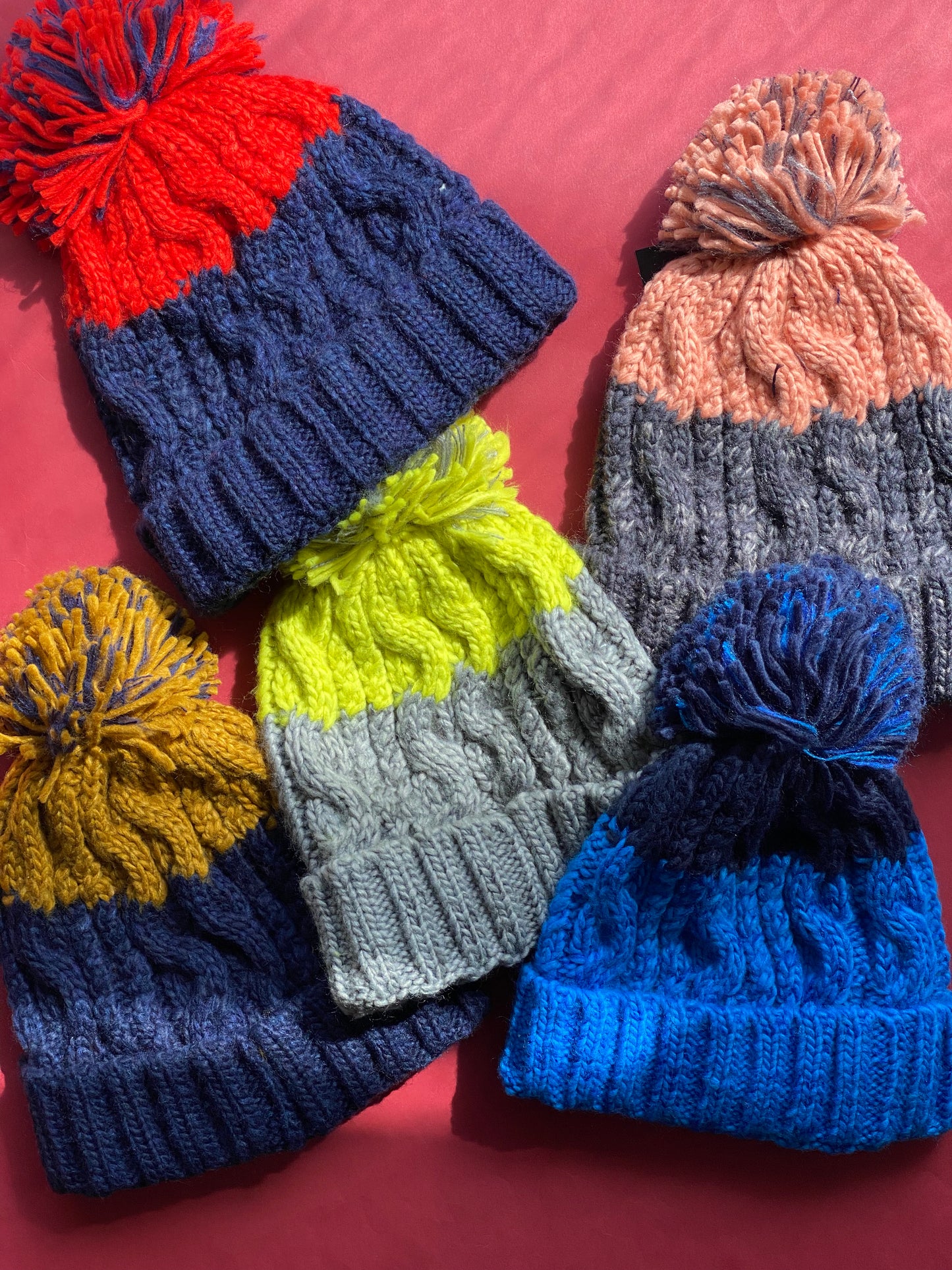 Embroidered College Year Bobble Hat