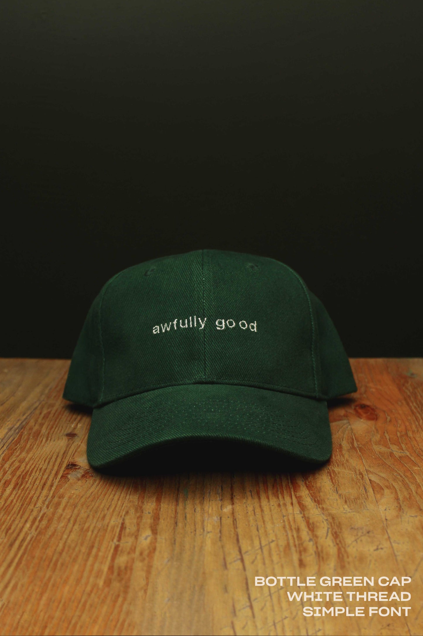 Embroidered Unisex Personalised Slogan Cap