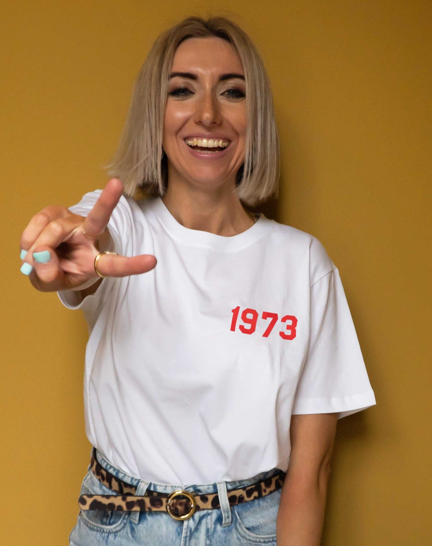 Personalised Year T-shirt Breast Pocket