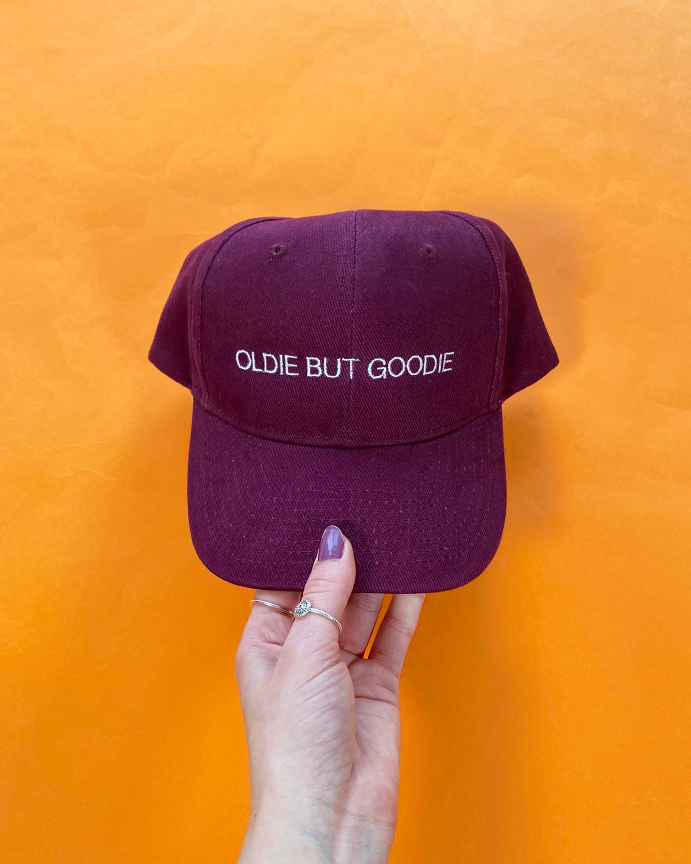 Embroidered Unisex Personalised Slogan Cap