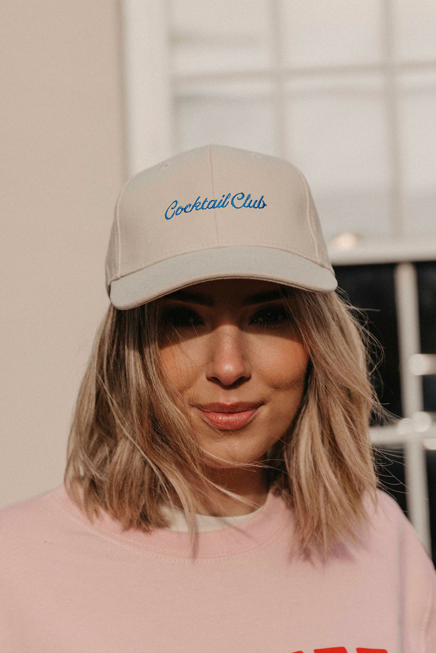 Cocktail Club Slogan Cap